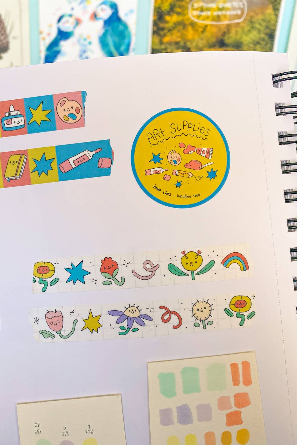 Flower Friends Washi Tape