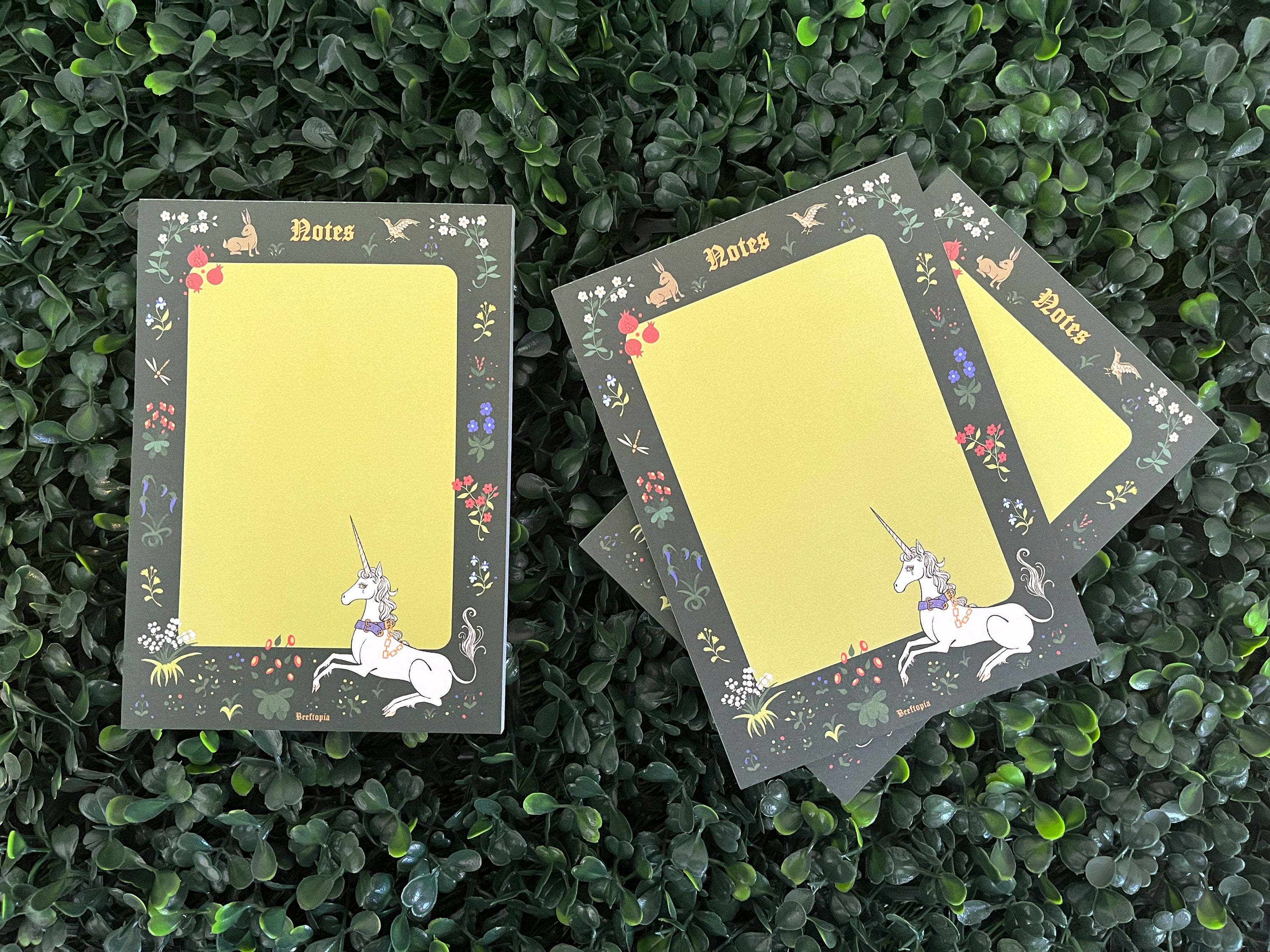 Unicorn Tapestry Notepad