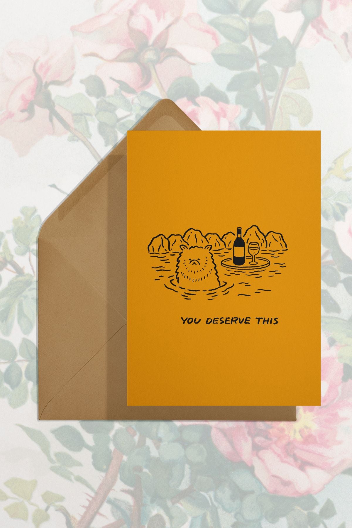 You Deserve This card