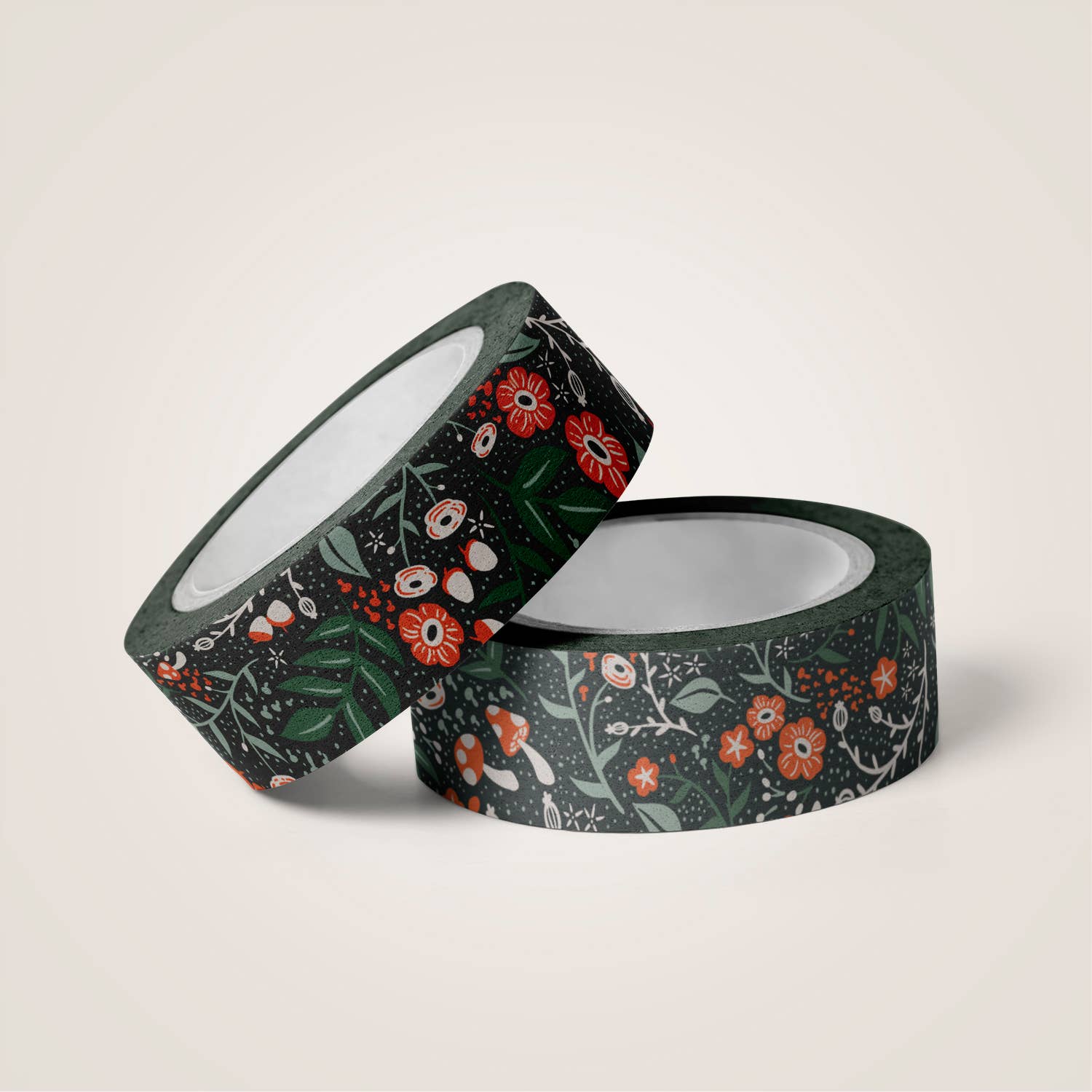 Wicked Wildflowers Washi Tape - Emerald