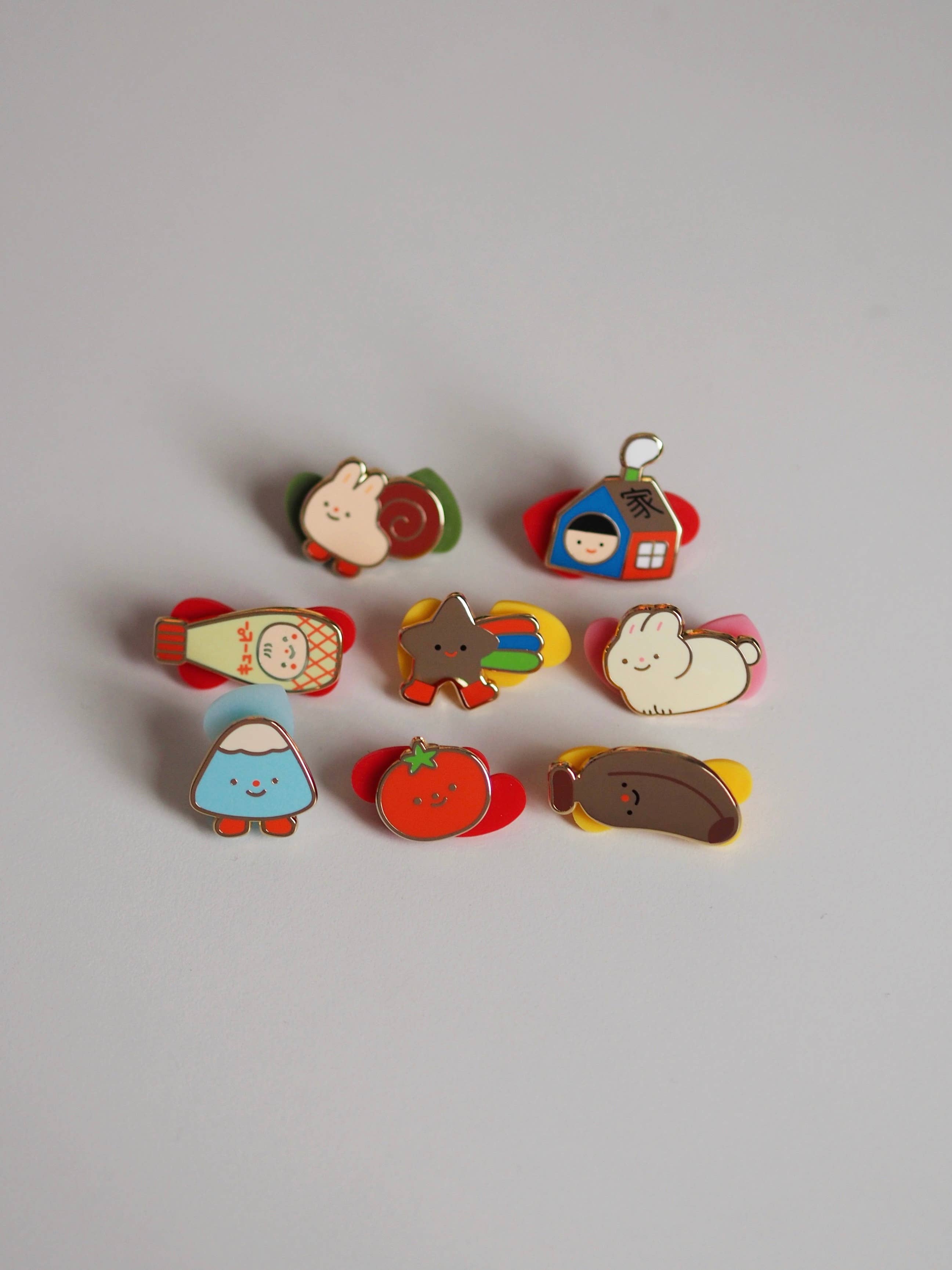 Natamori Home Enamel Pin