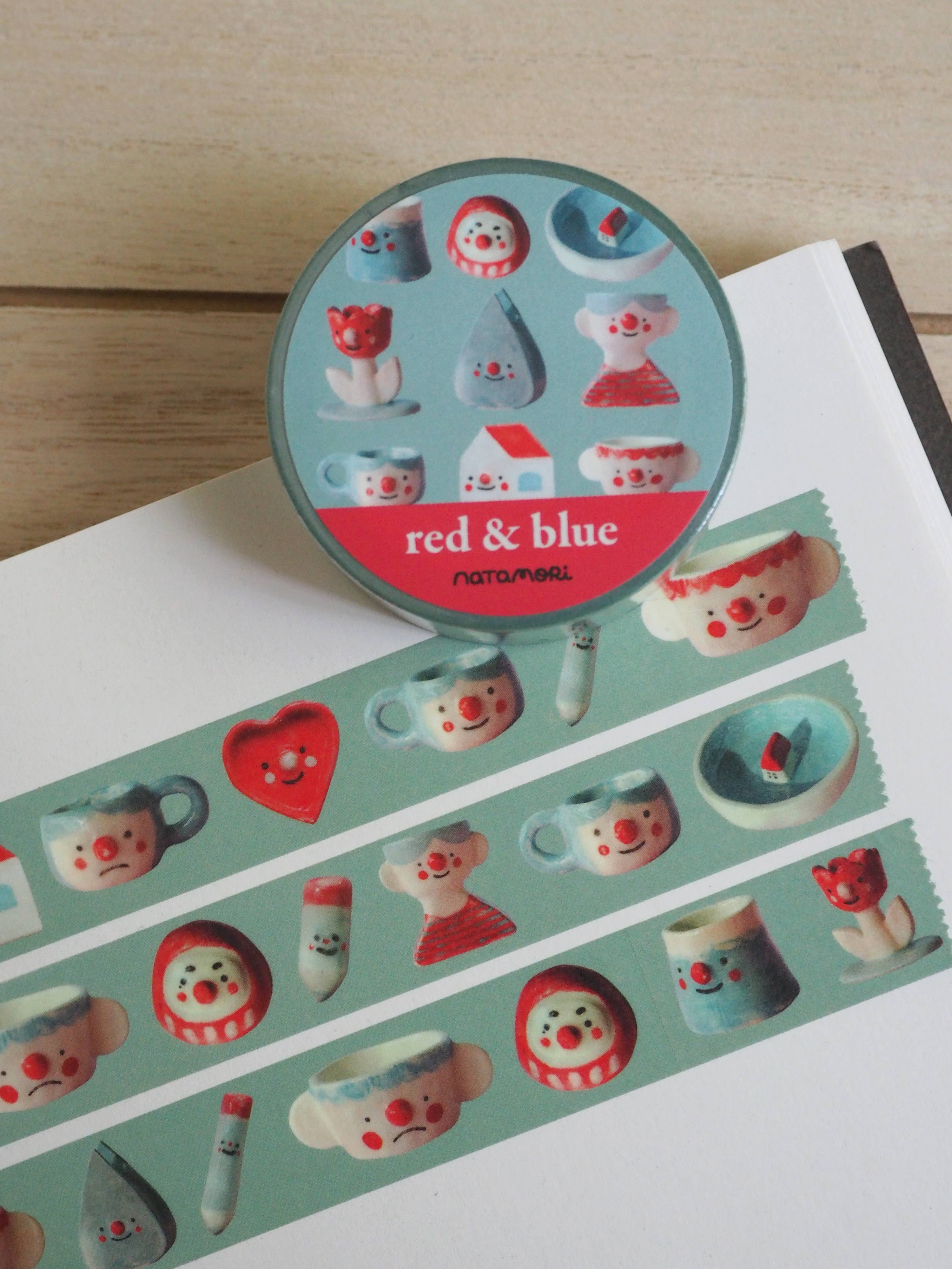 Red + Blue Washi Tape