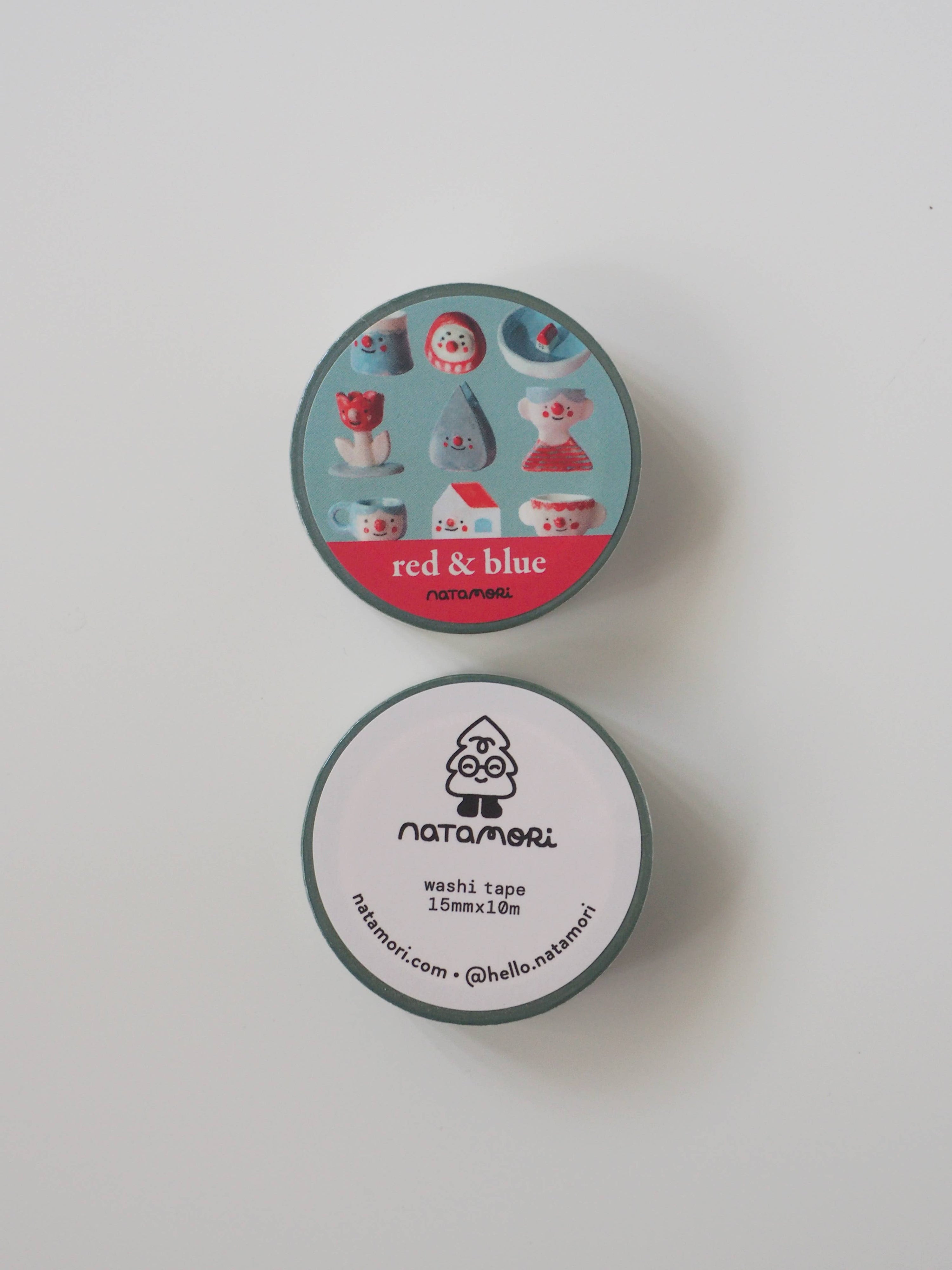 Red + Blue Washi Tape