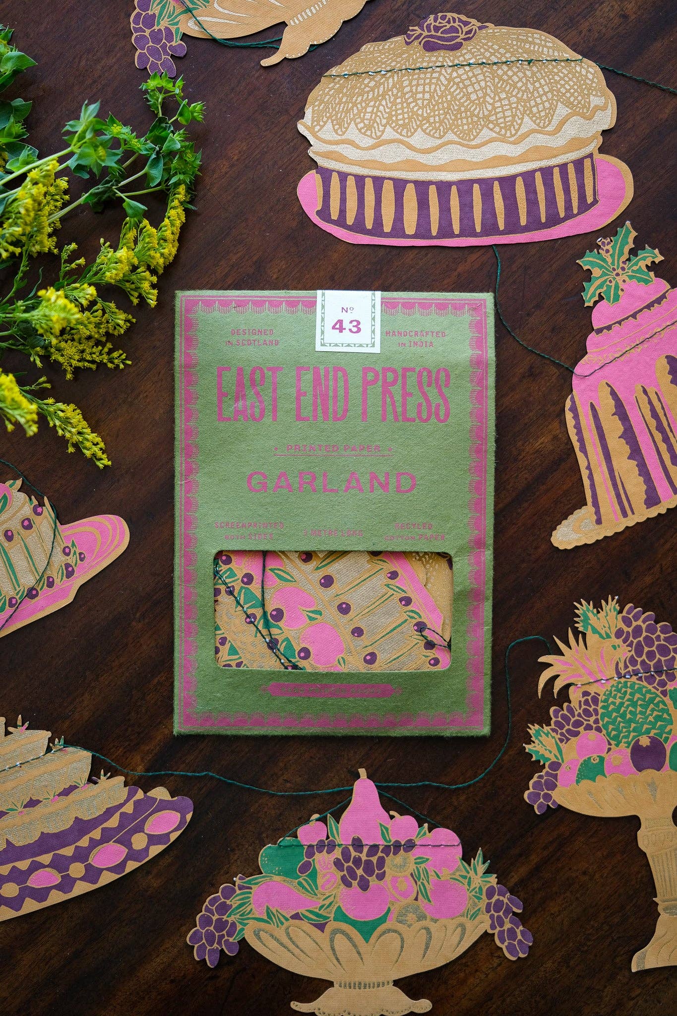 Banquet Screen Printed and Sewn Garland