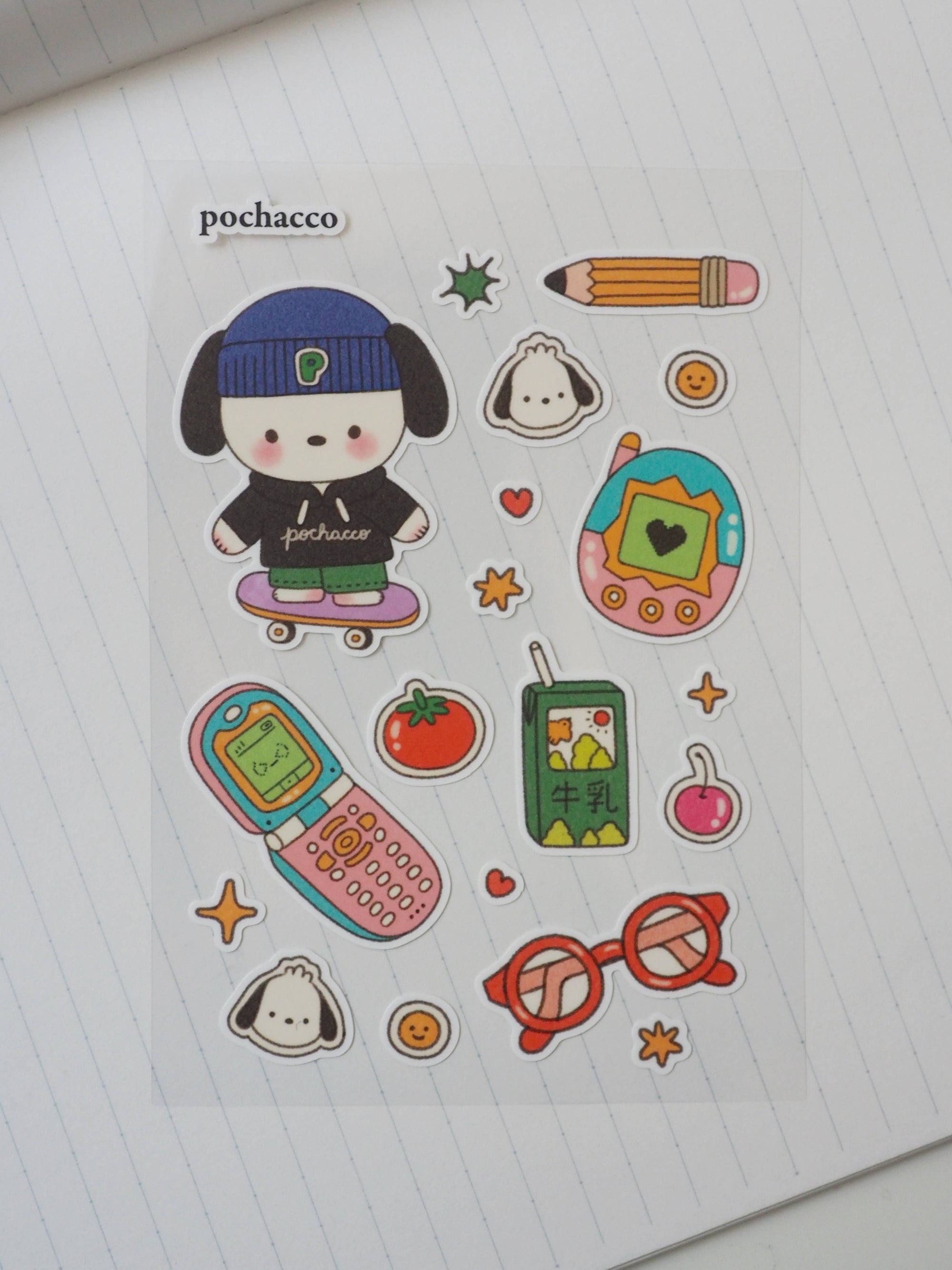 Pochacco  sticker sheet