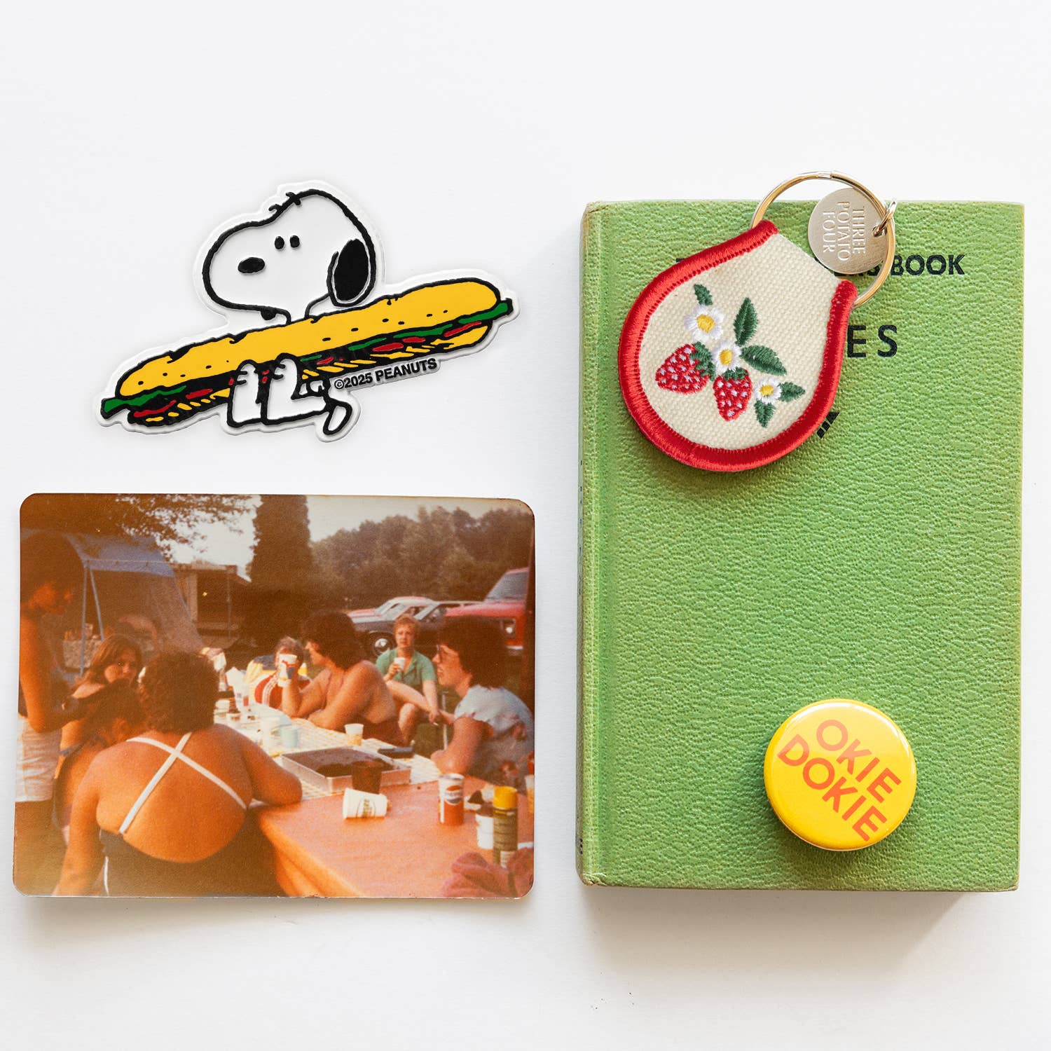 Aimant en Plastique 'Snoopy Sandwich'
