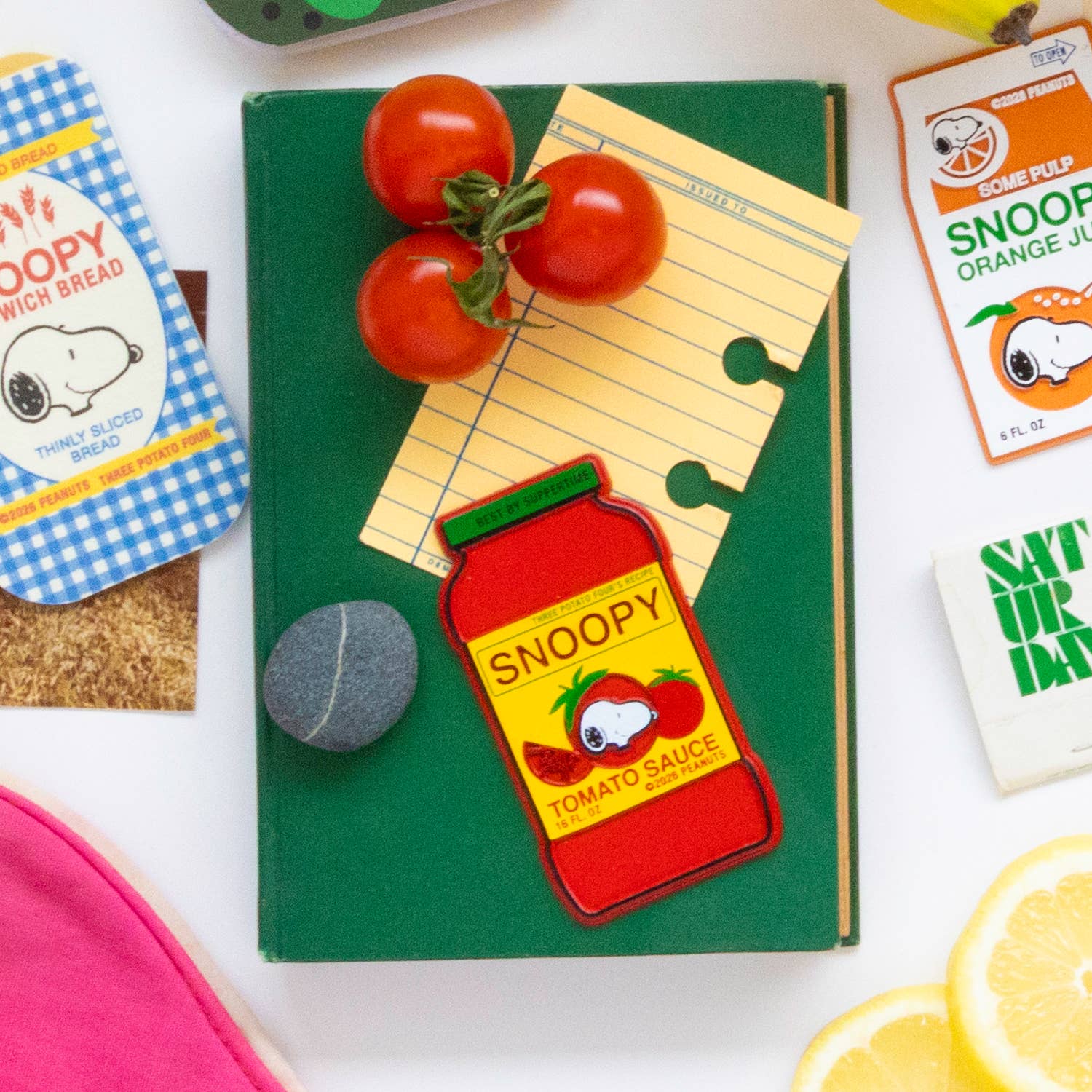 Aimant en Caoutchouc 'Snoopy Tomato'