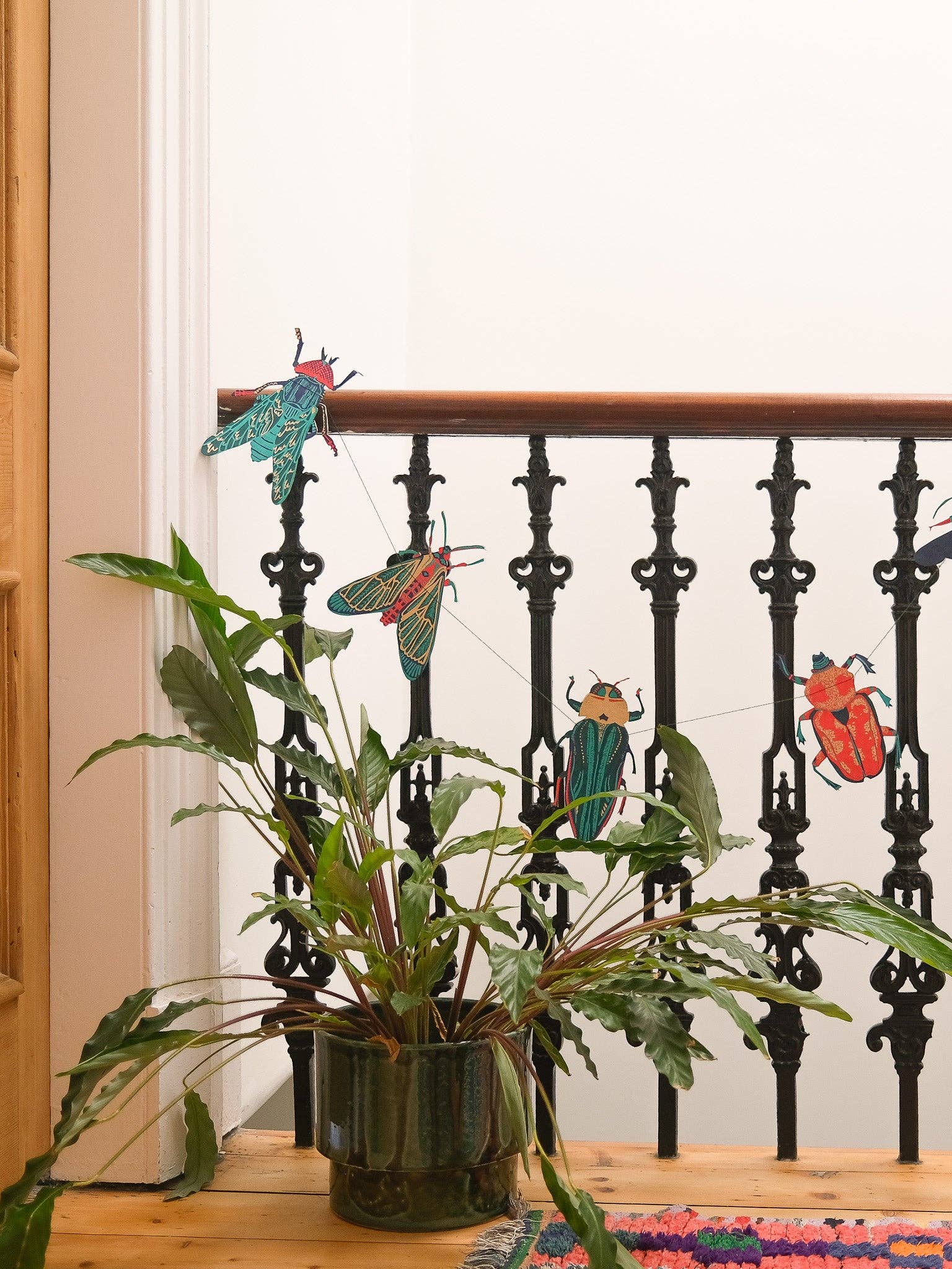 Insects Screen Printed and Sewn Garland