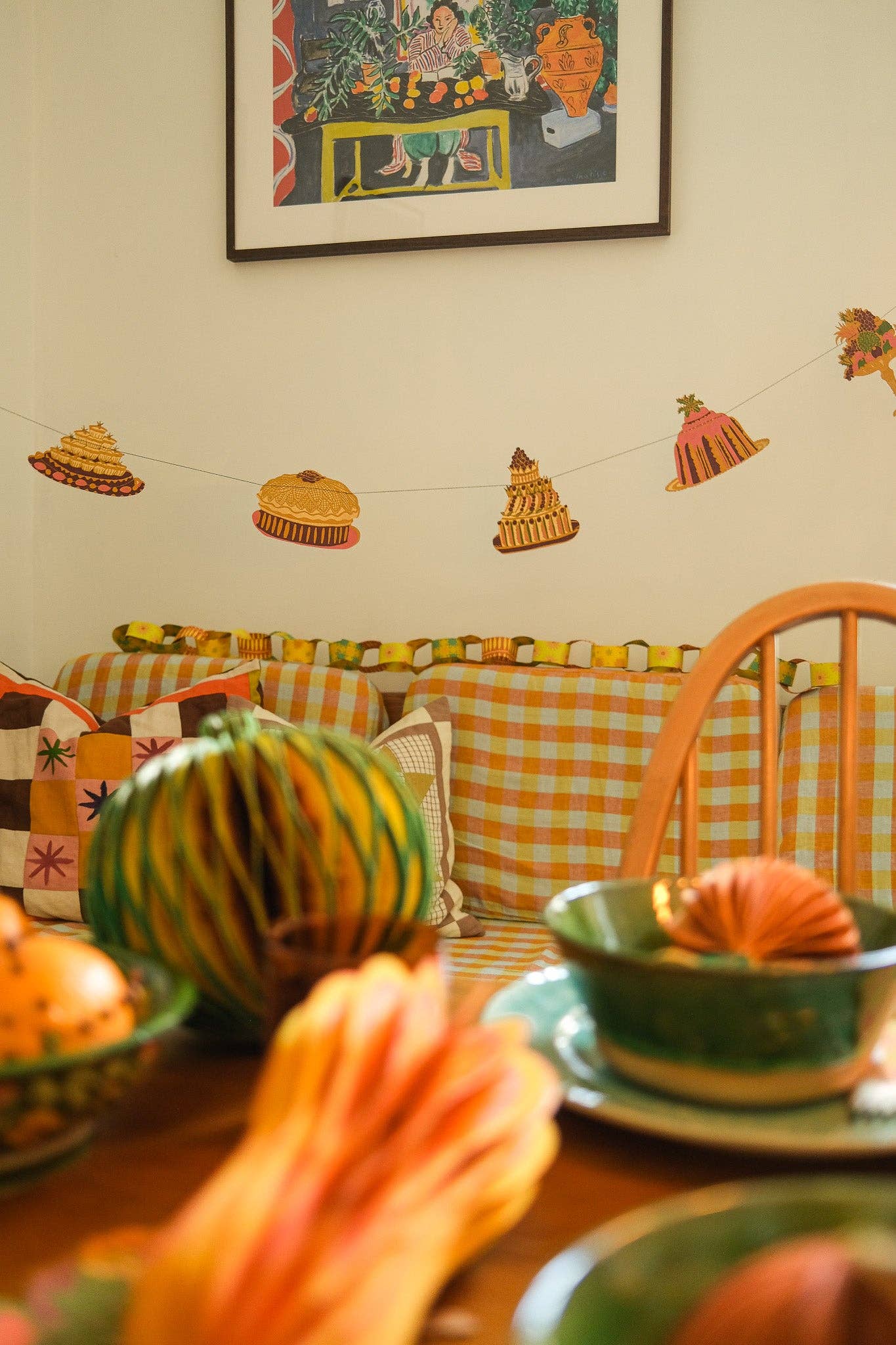 Banquet Screen Printed and Sewn Garland