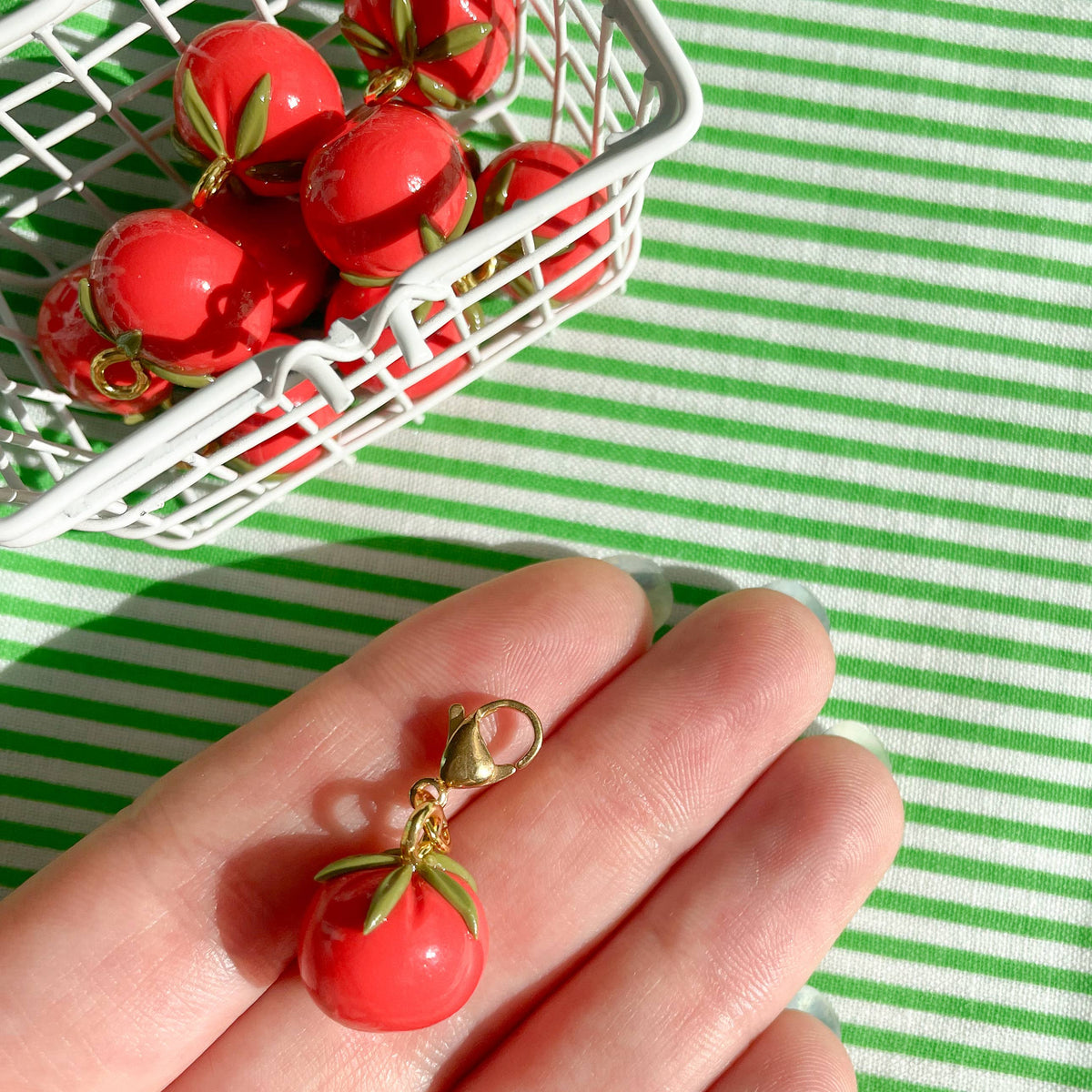 Tiny Tomato Charm