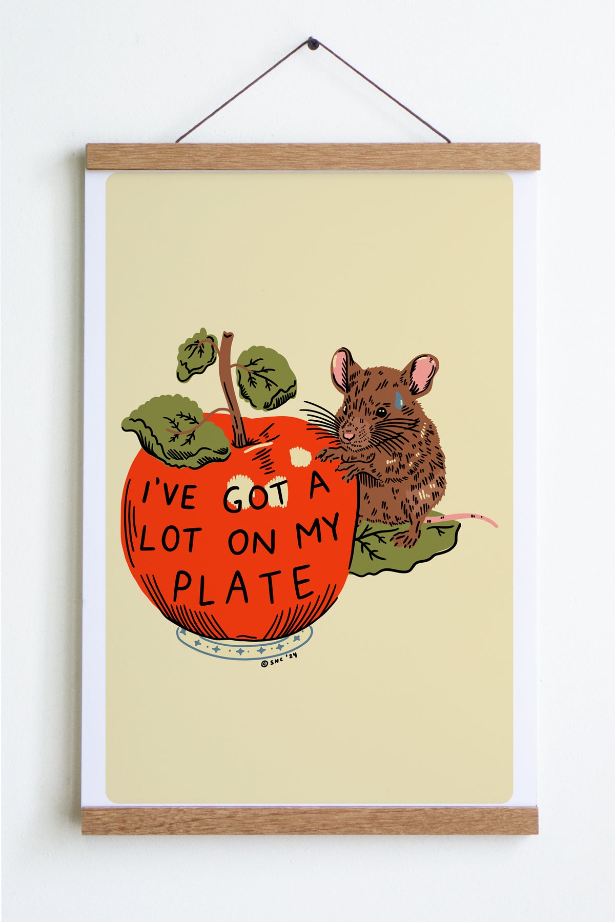 A Lot on my Plate Print