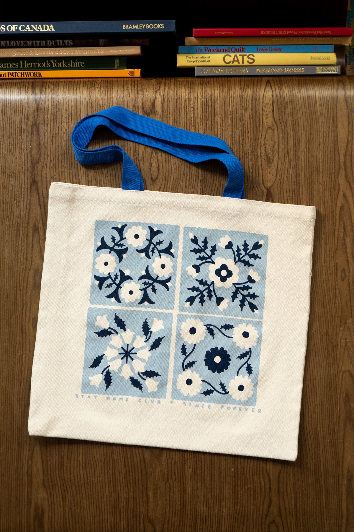 Fourre-Tout Simple 'Four Blocks' | Bleus
