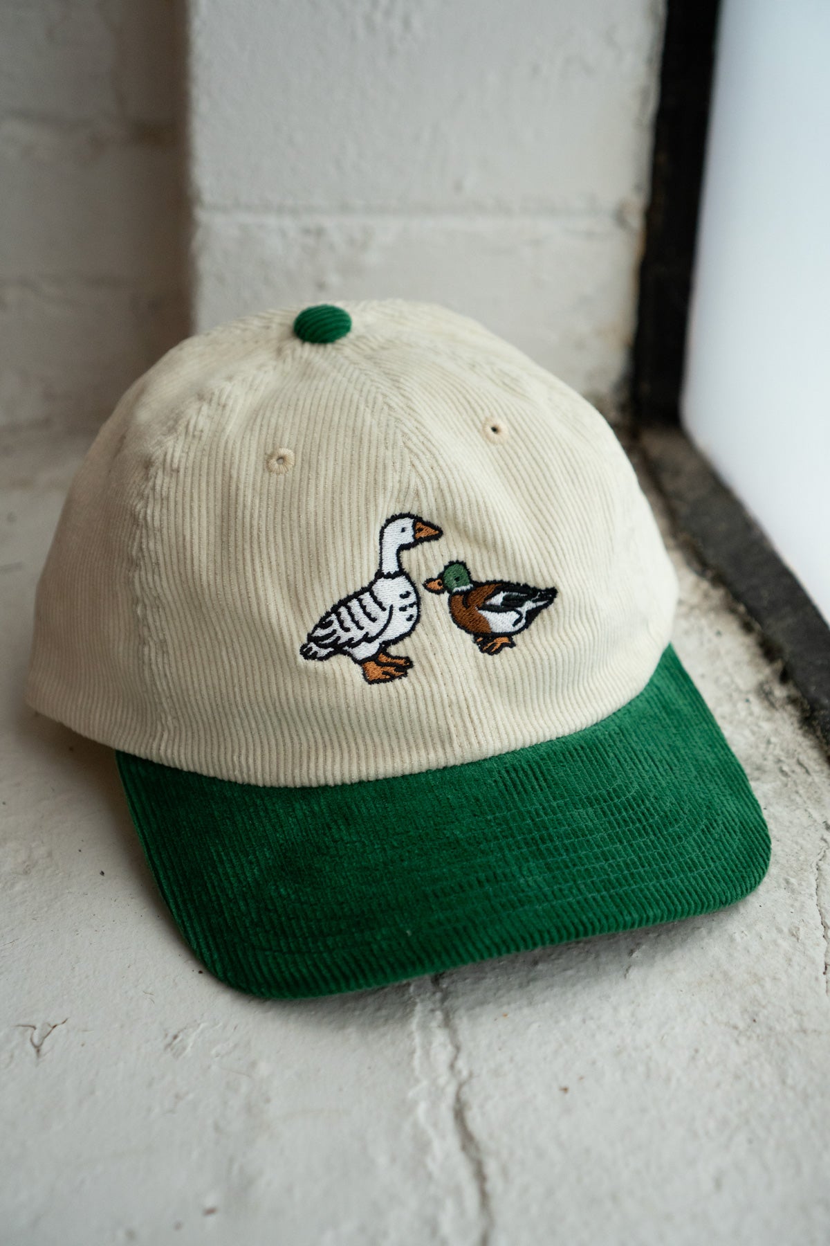 Fowl Two-Tone Corduroy Dad Hat