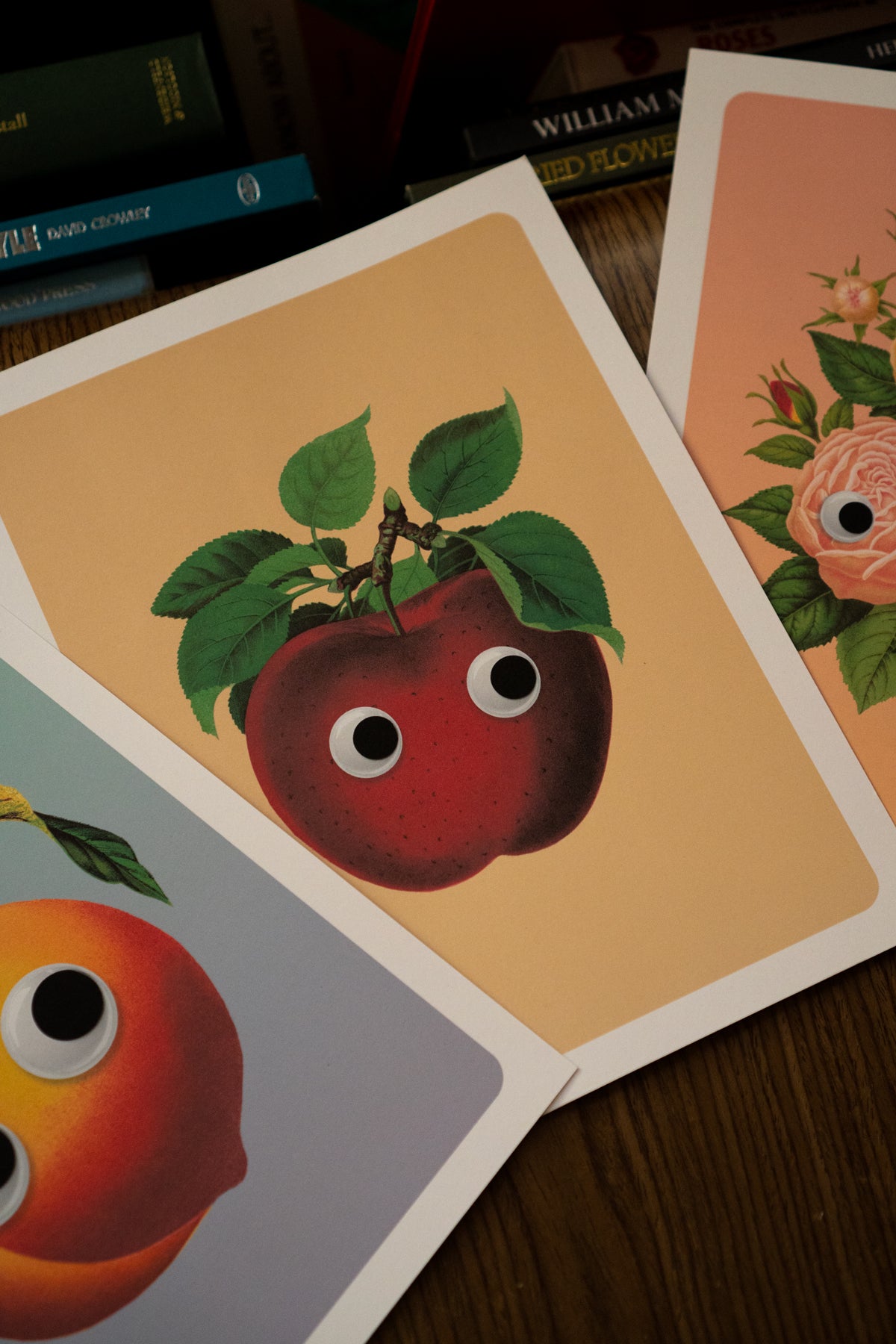 Googly Apple Print