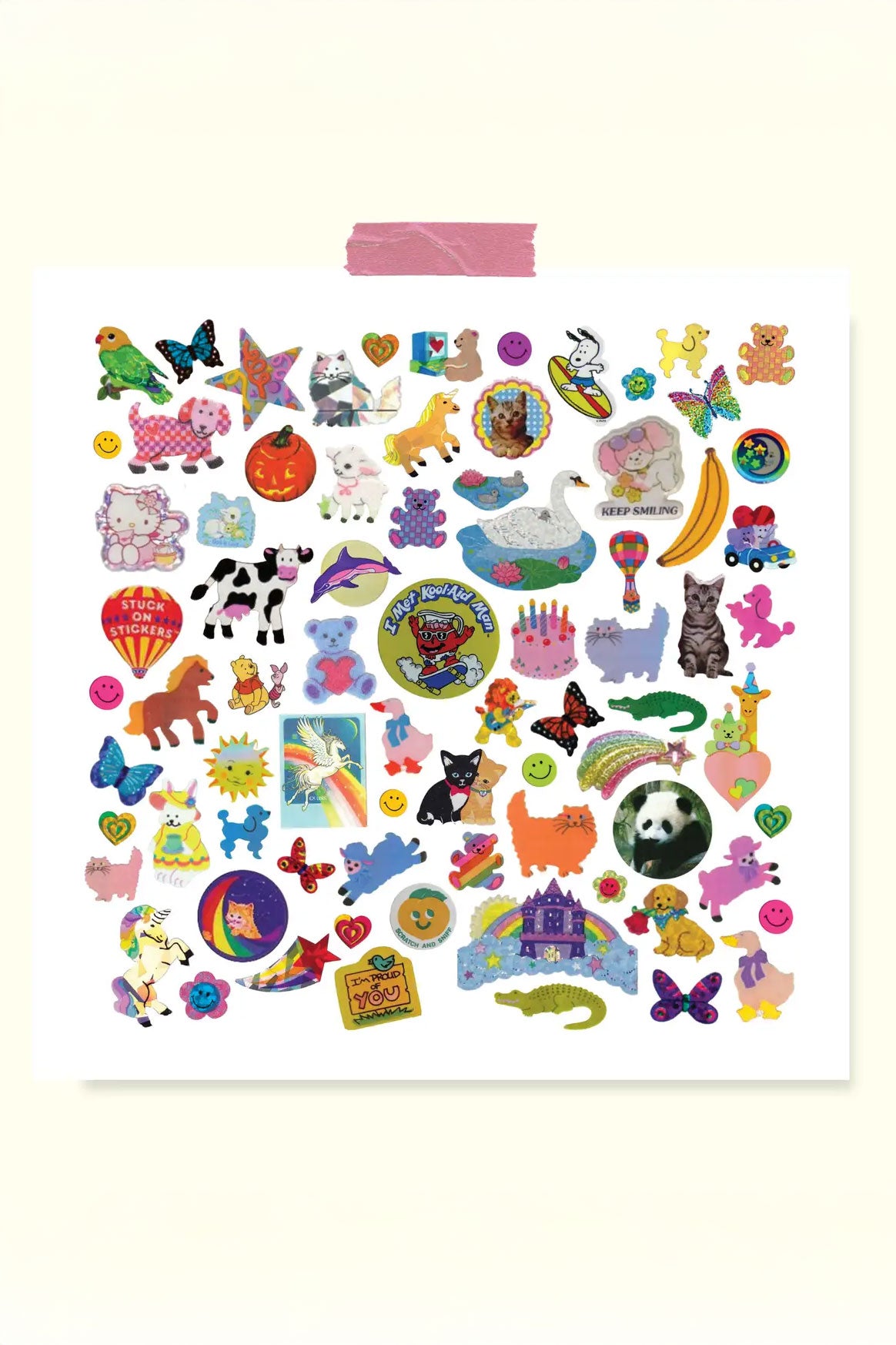 Sticker Collection Print