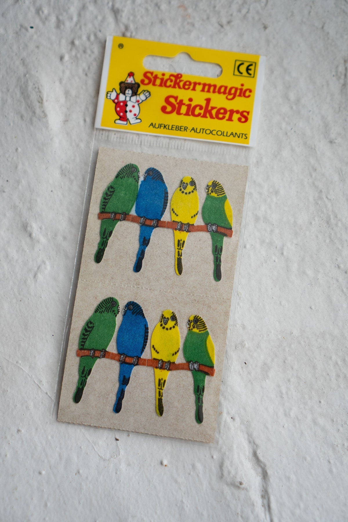 Vintage Sticker Strips - Birds