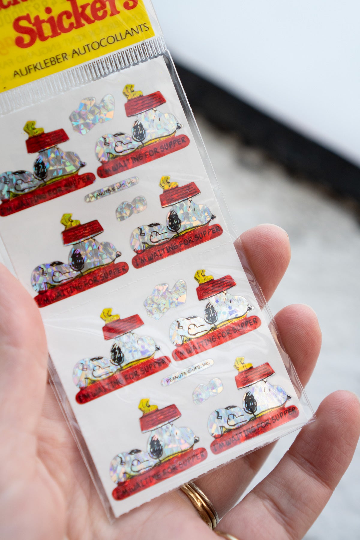 Vintage Sticker Strips - Peanuts ®