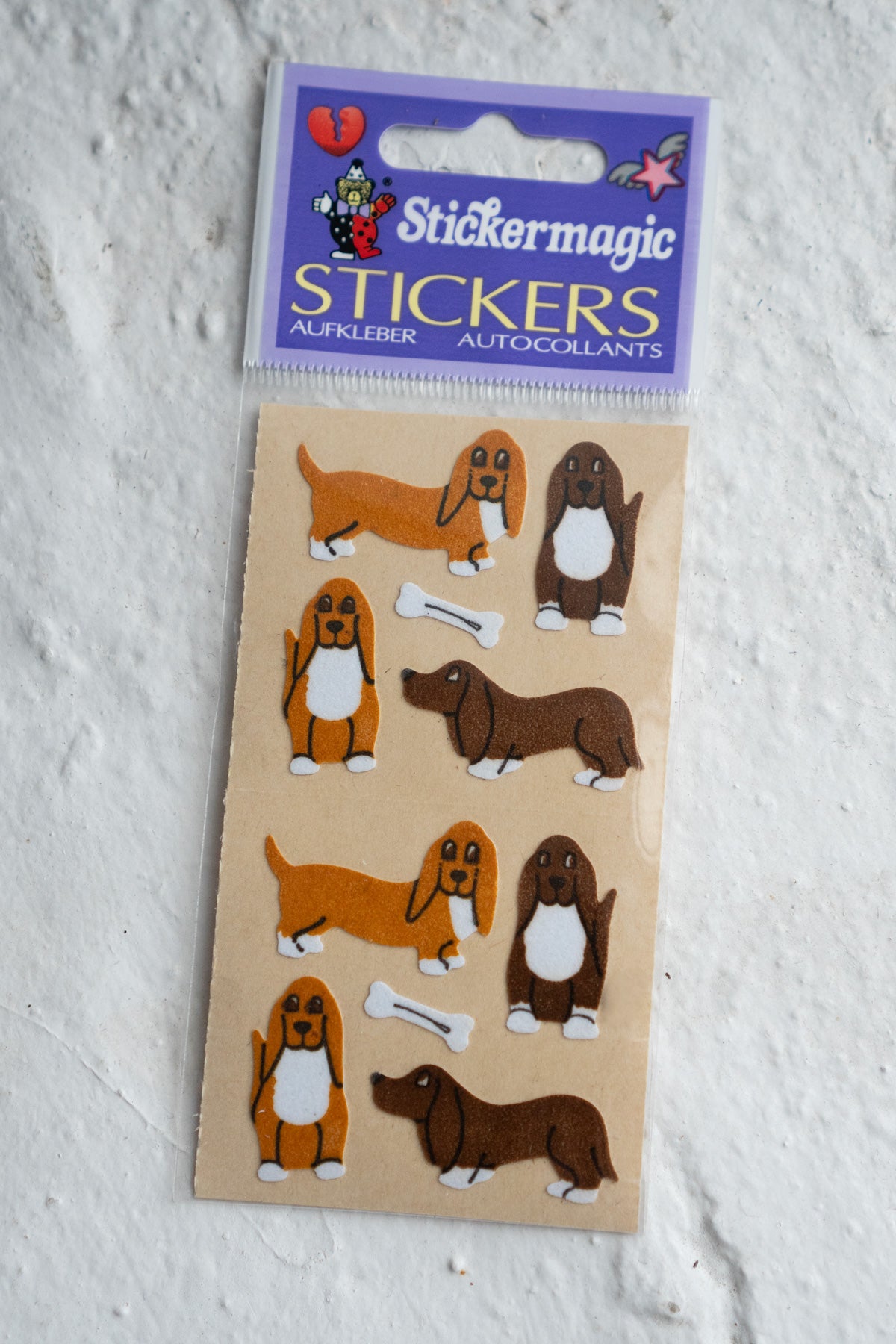 Vintage Sticker Strips - Dogs