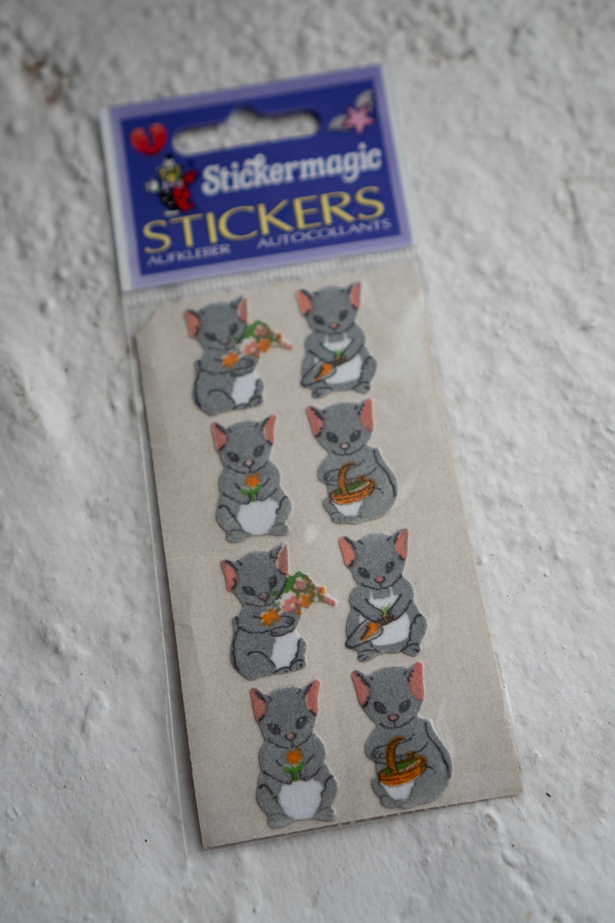 Vintage Sticker Strips - Mammals
