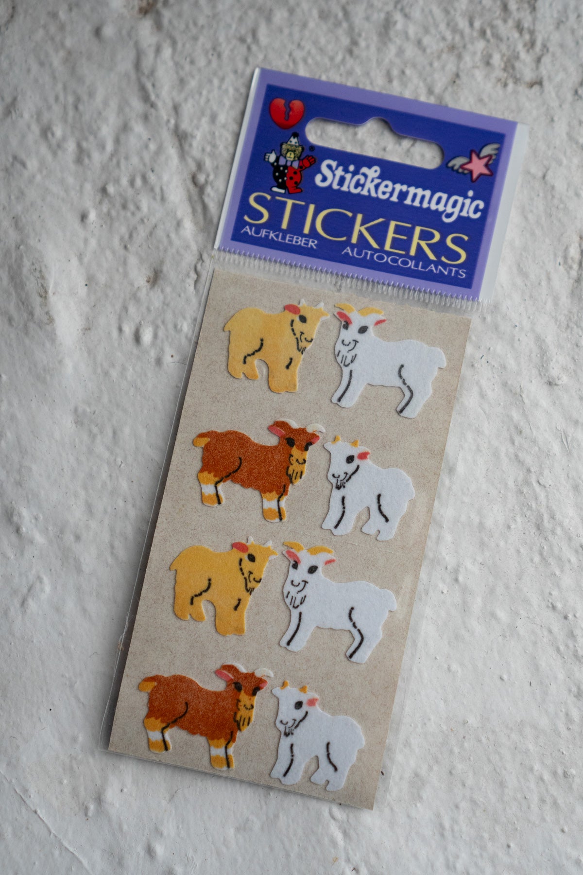 Vintage Sticker Strips - Mammals