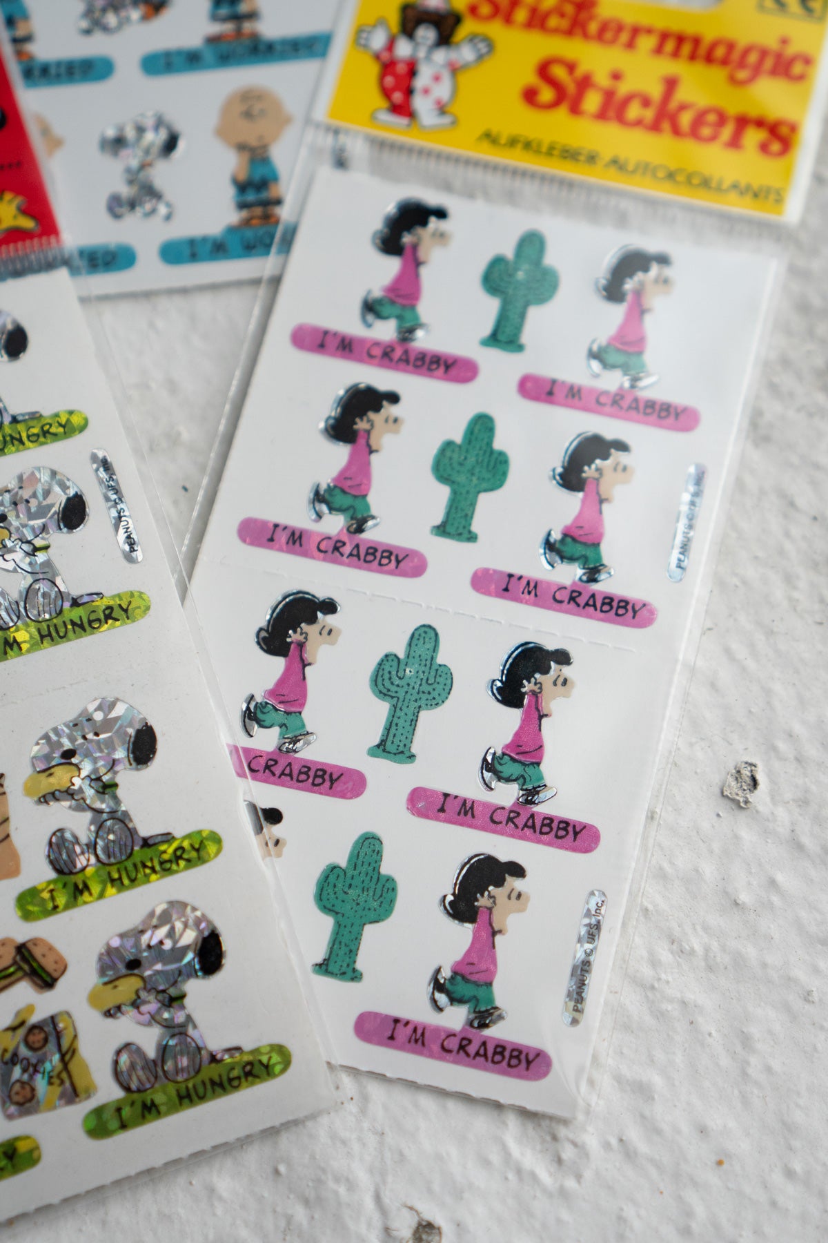 Vintage Sticker Strips - Peanuts ®