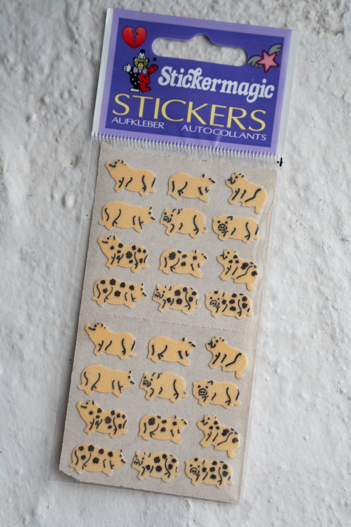Vintage Sticker Strips - Micro Critters