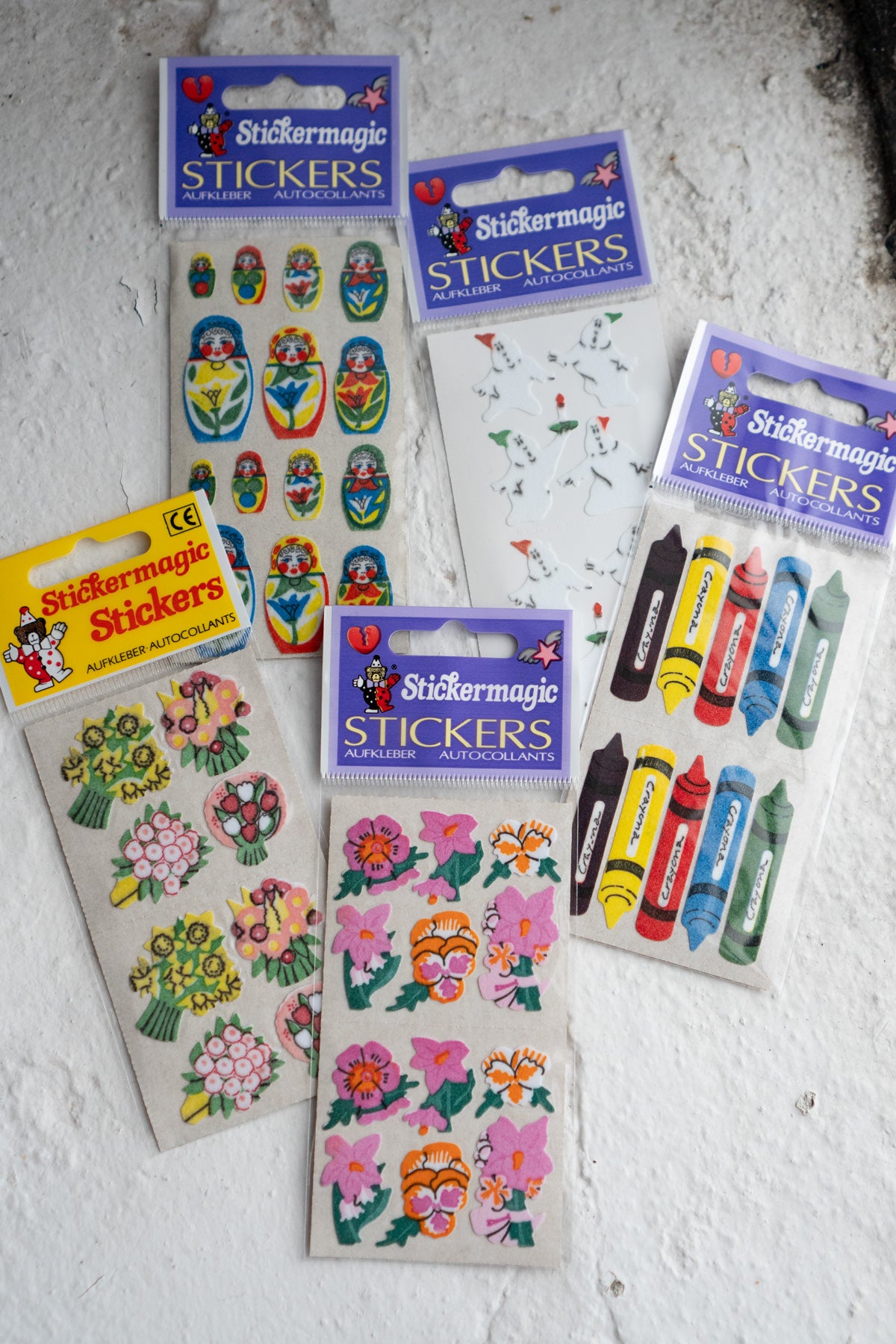 Vintage Sticker Strips - Other Stuff