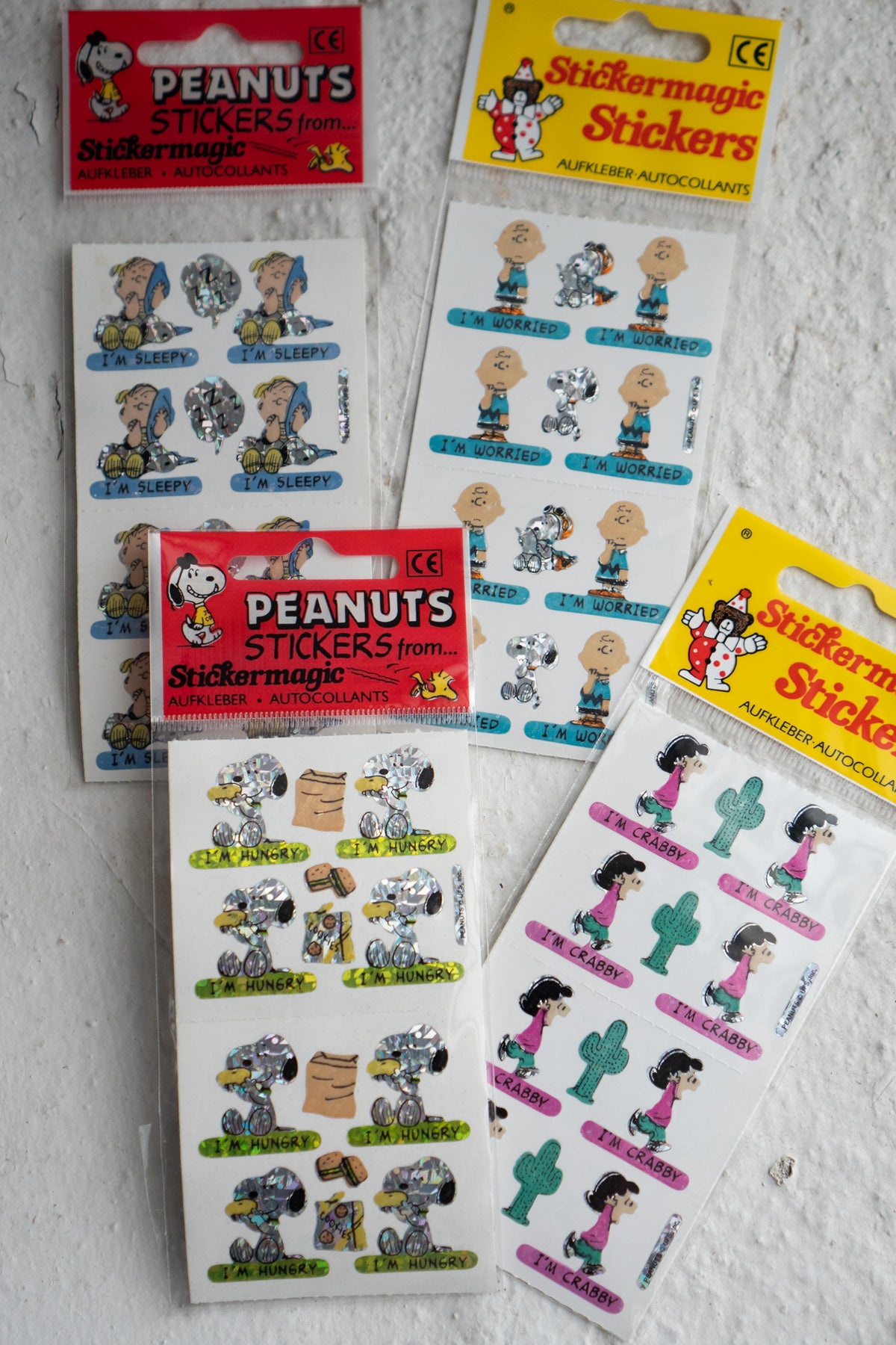 Vintage Sticker Strips - Peanuts ®