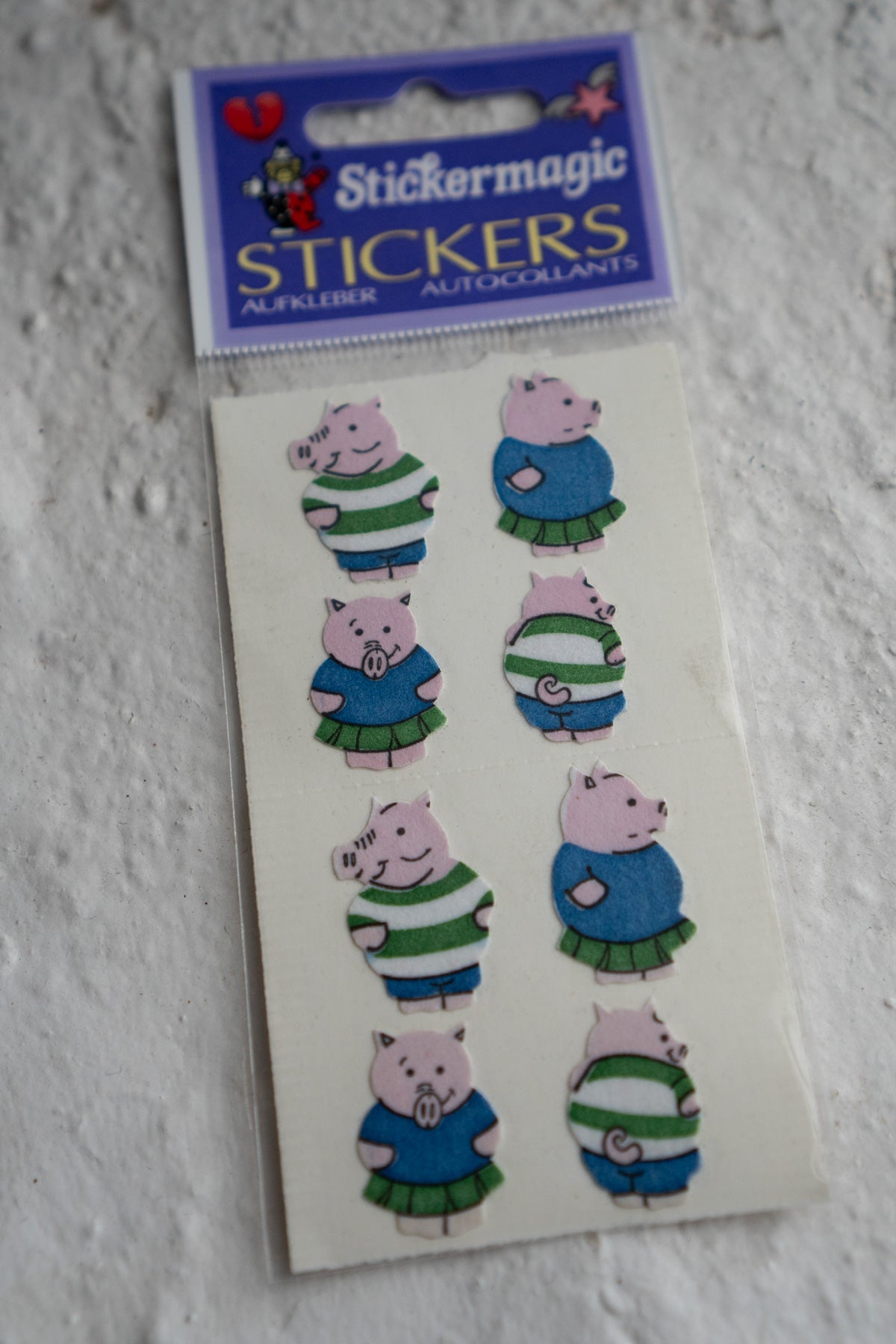 Vintage Sticker Strips - Mammals