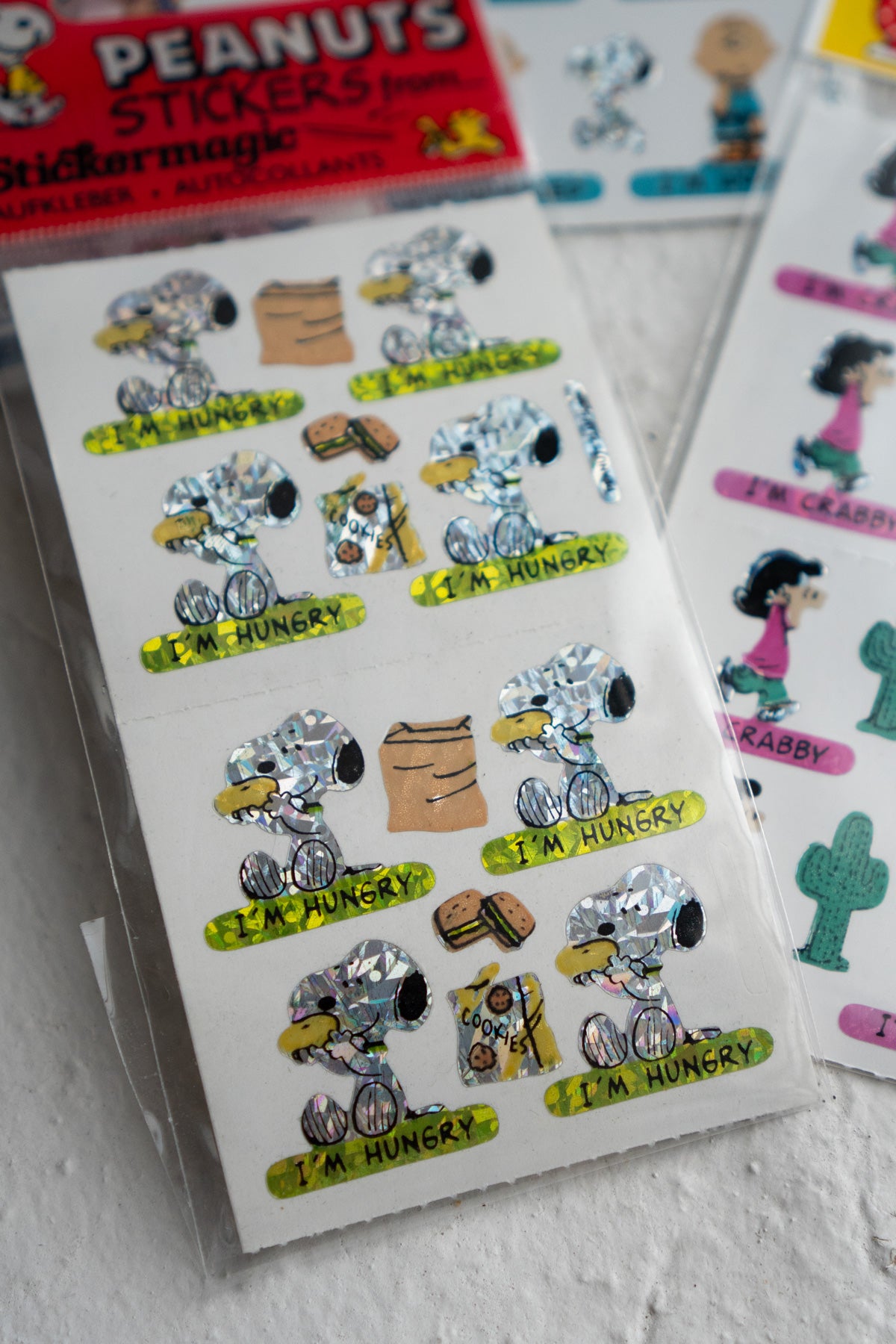 Vintage Sticker Strips - Peanuts ®