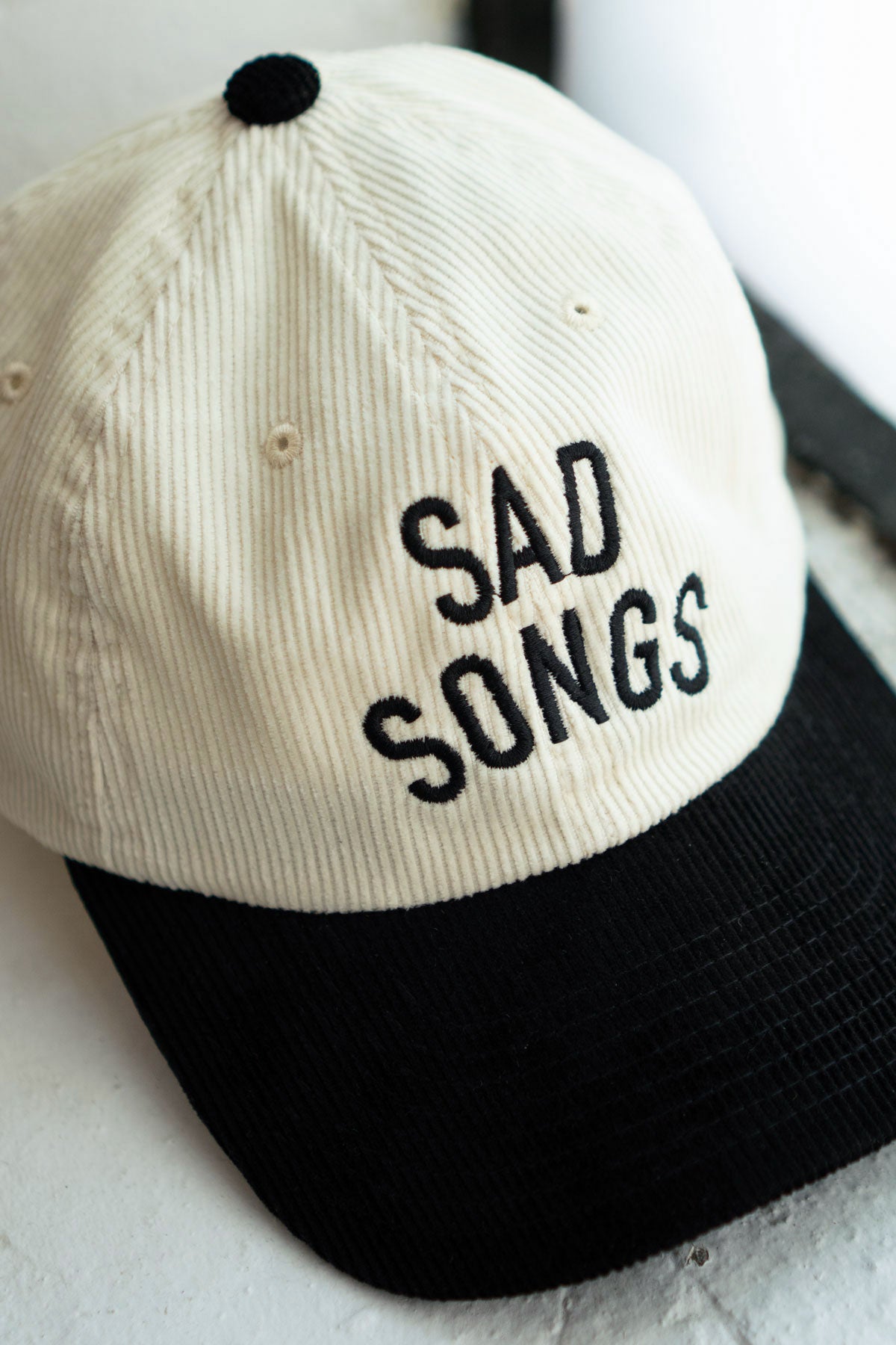 Sad Songs Two-Tone Corduroy Dad Hat