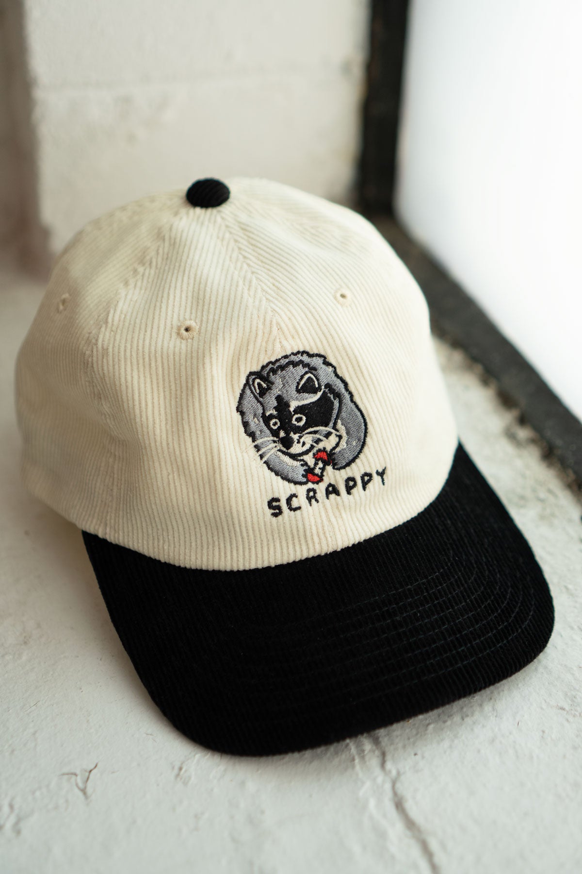 Scrappy Two-Tone Corduroy Dad Hat