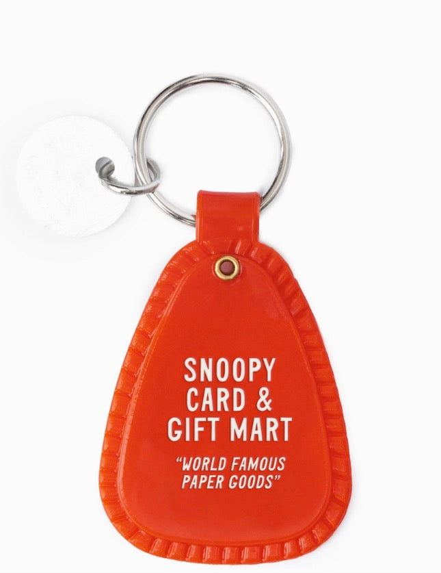 Snoopy Valentine Saddle Keychain