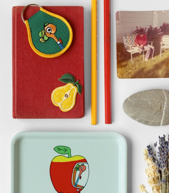 Lowly Worm Patch Keychain