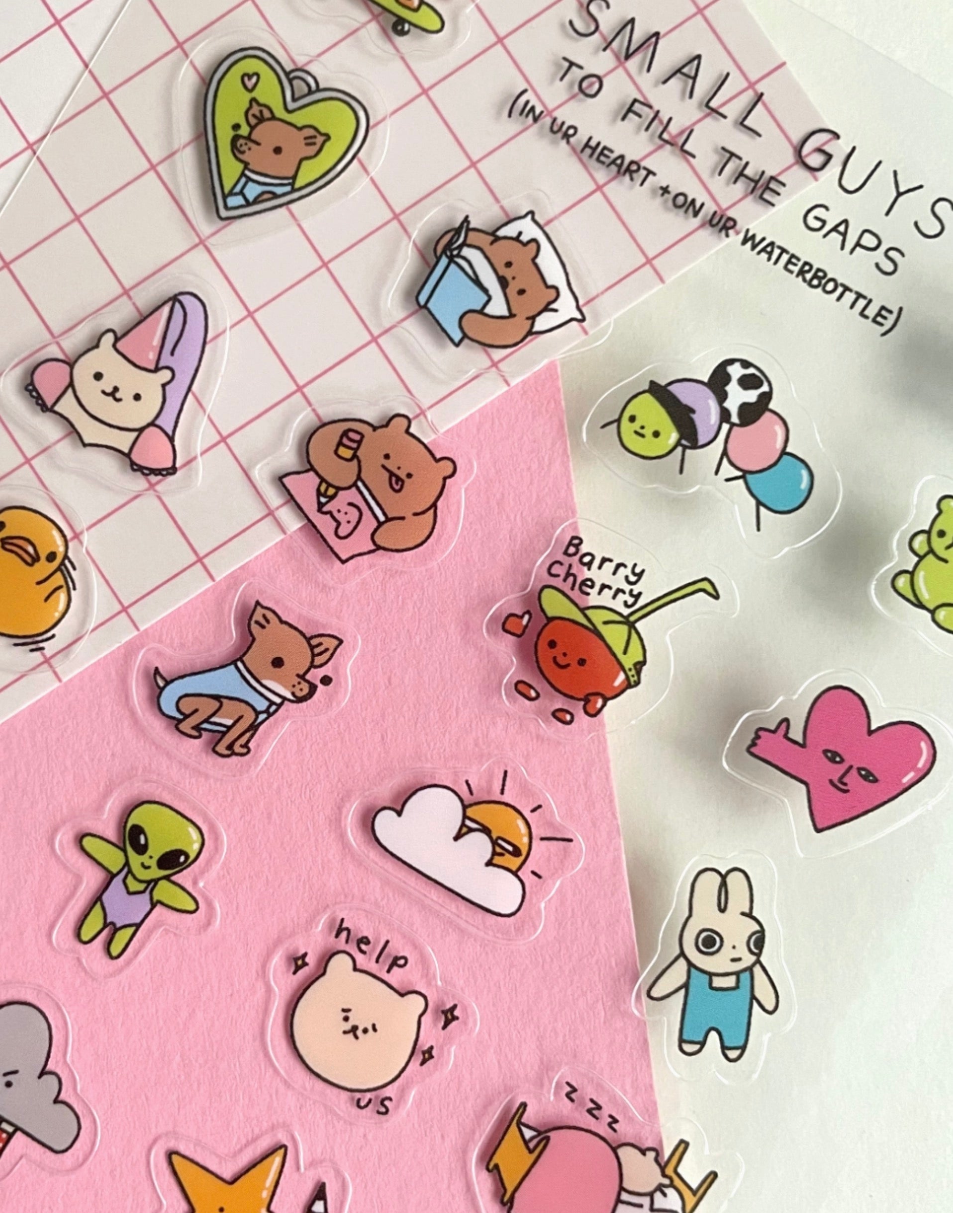 Small Guys - Clear Sticker Sheet