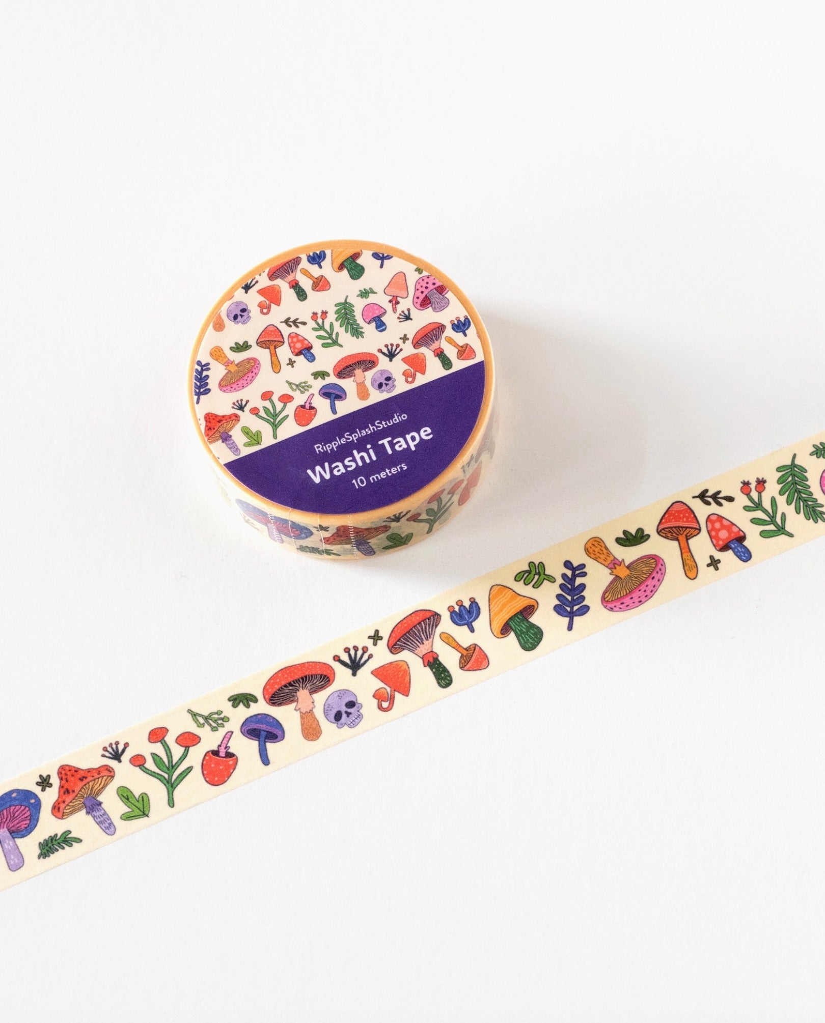 Mushroom Pattern Washi Tape