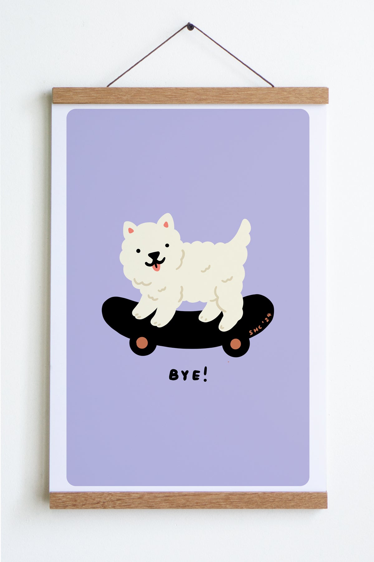 Sk8 Dawg (Bye) Print