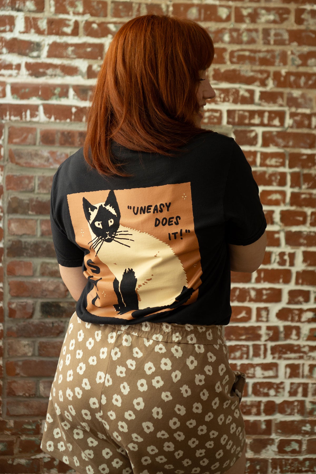 Uneasy Does It (Siamese) T-Shirt