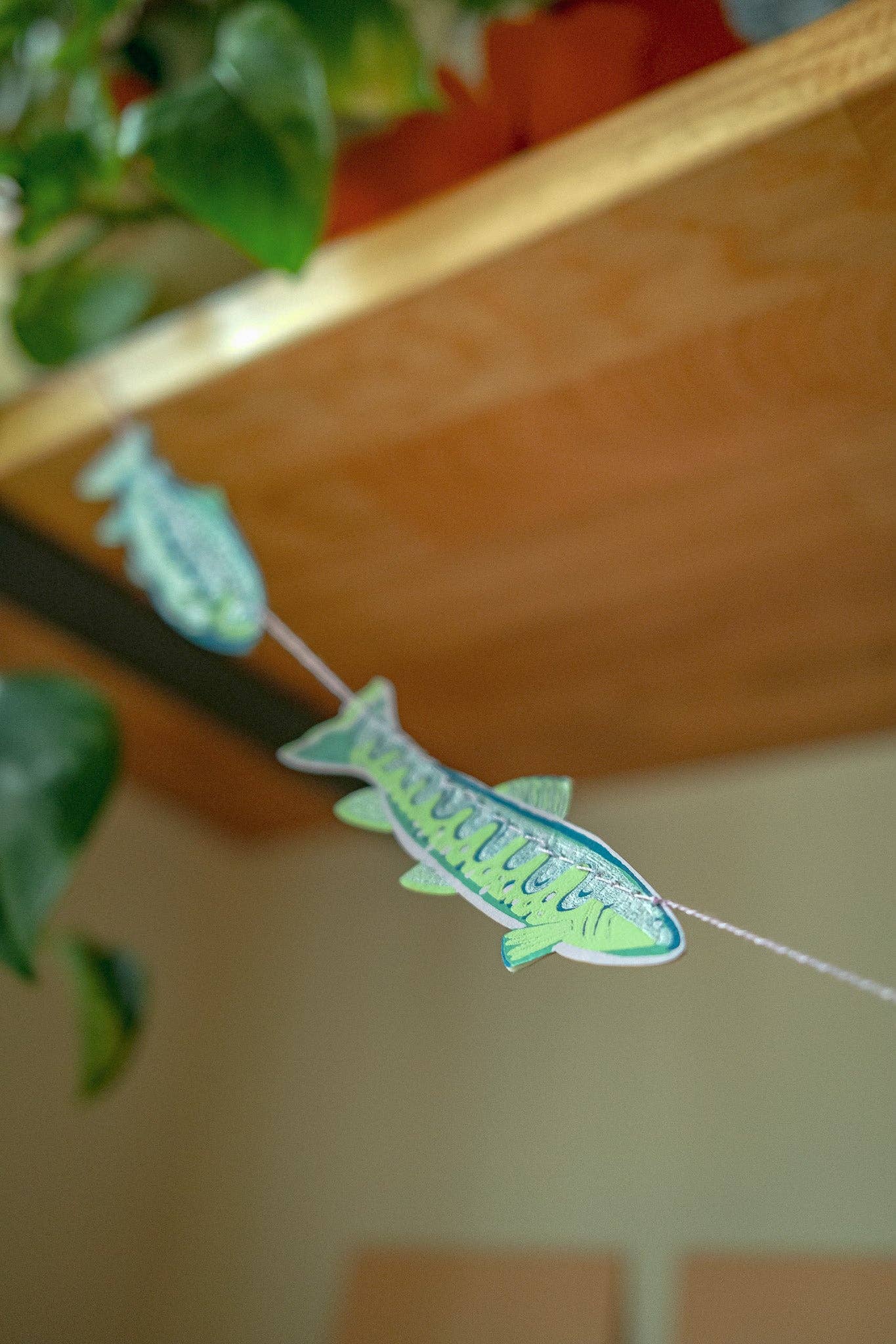 Tasty Anchovies Screen Printed and Sewn Garland