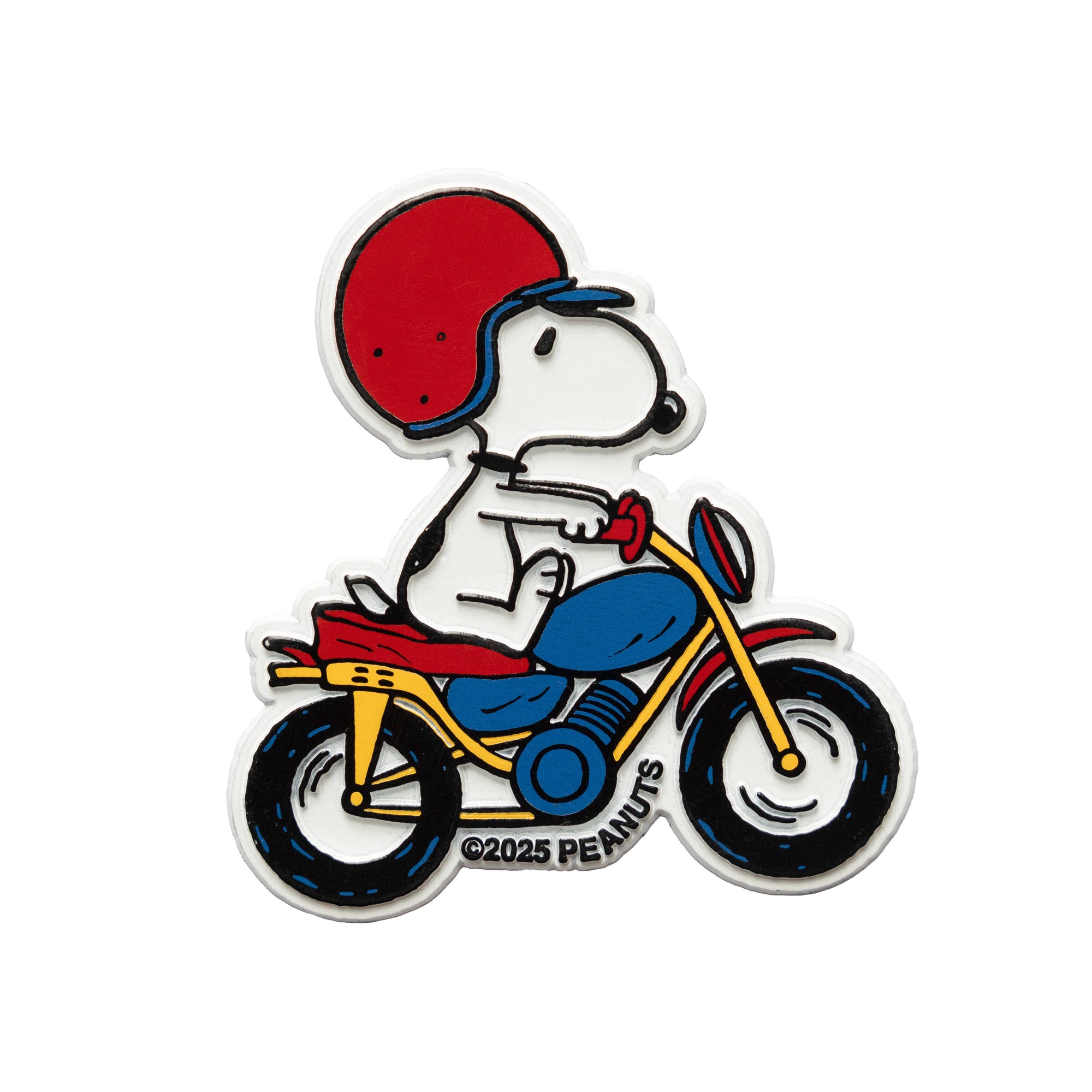 Aimant en Plastique 'Snoopy Motorcycle'