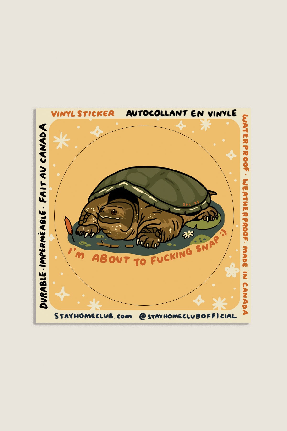 About to Snap Vinyl Sticker