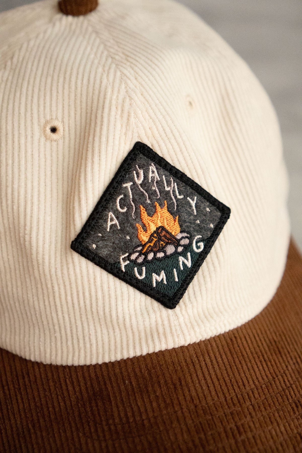 Actually Fuming - Felt Sticky Patch