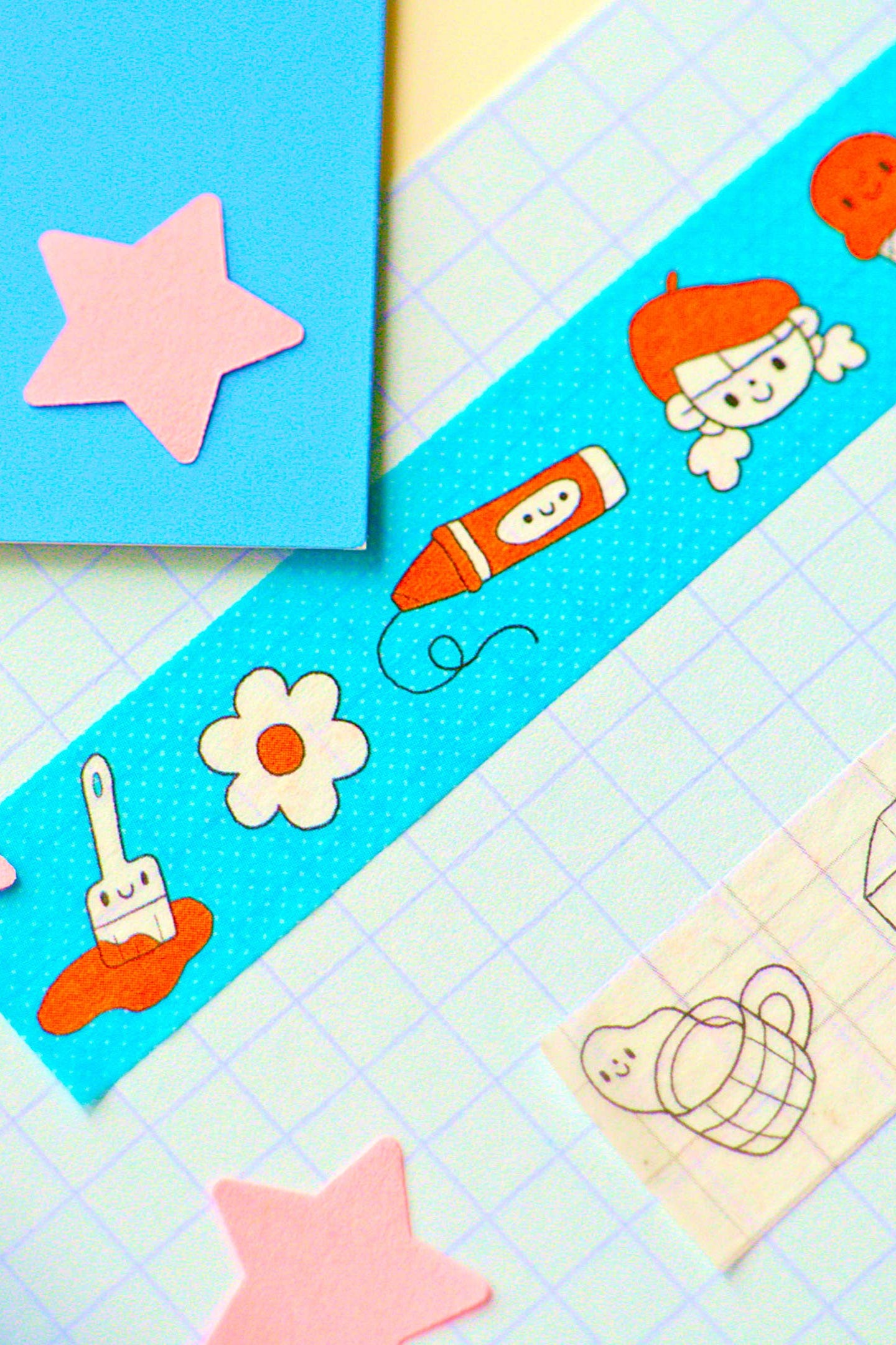 A Pop Of Red Washi Tape