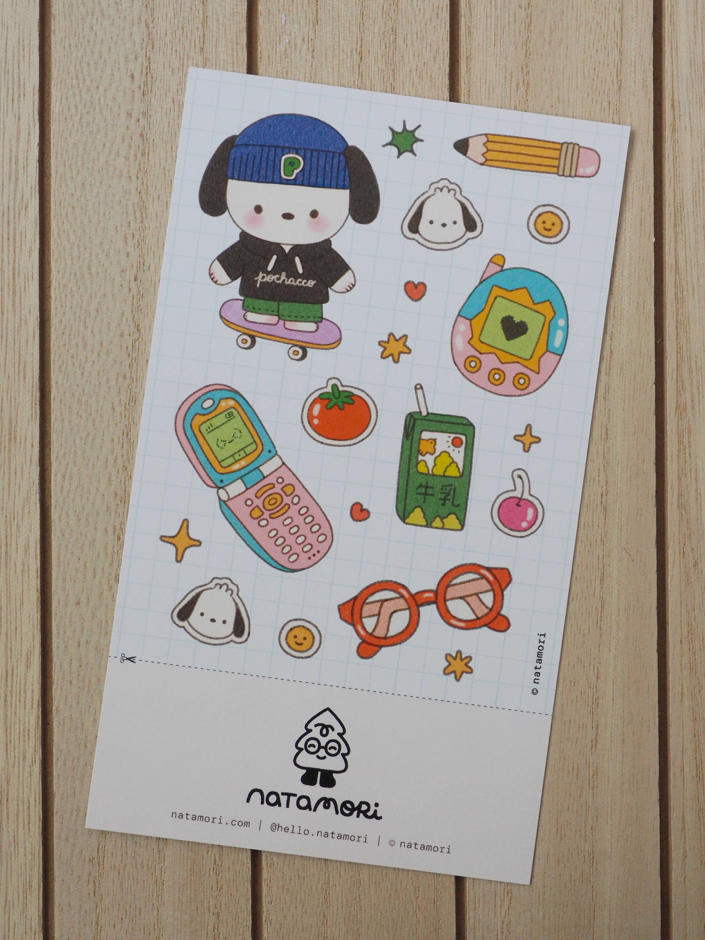 Pochacco  sticker sheet