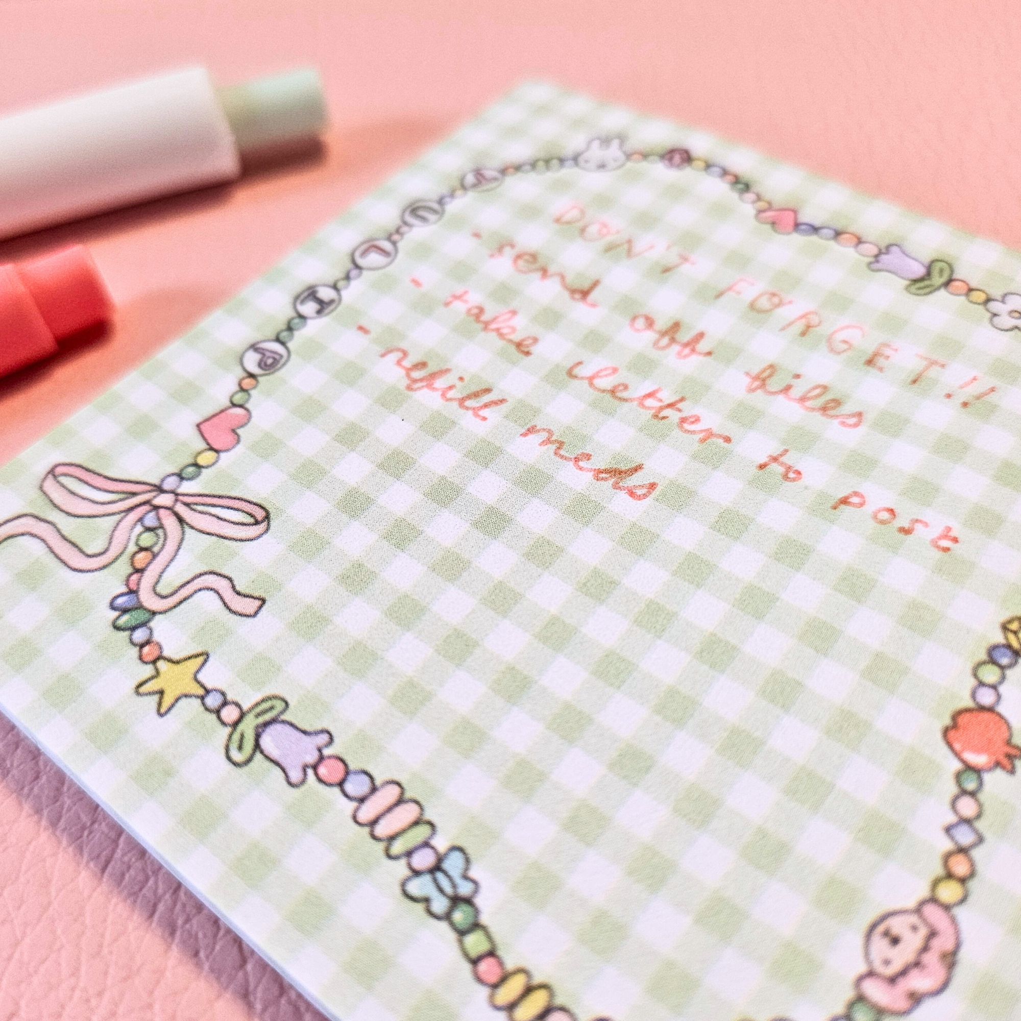 Charm Bracelet Sticky Notes