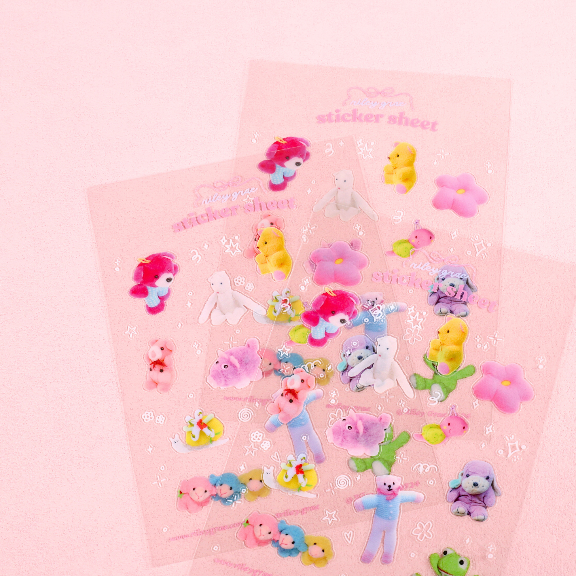 Plushie Sticker Sheet