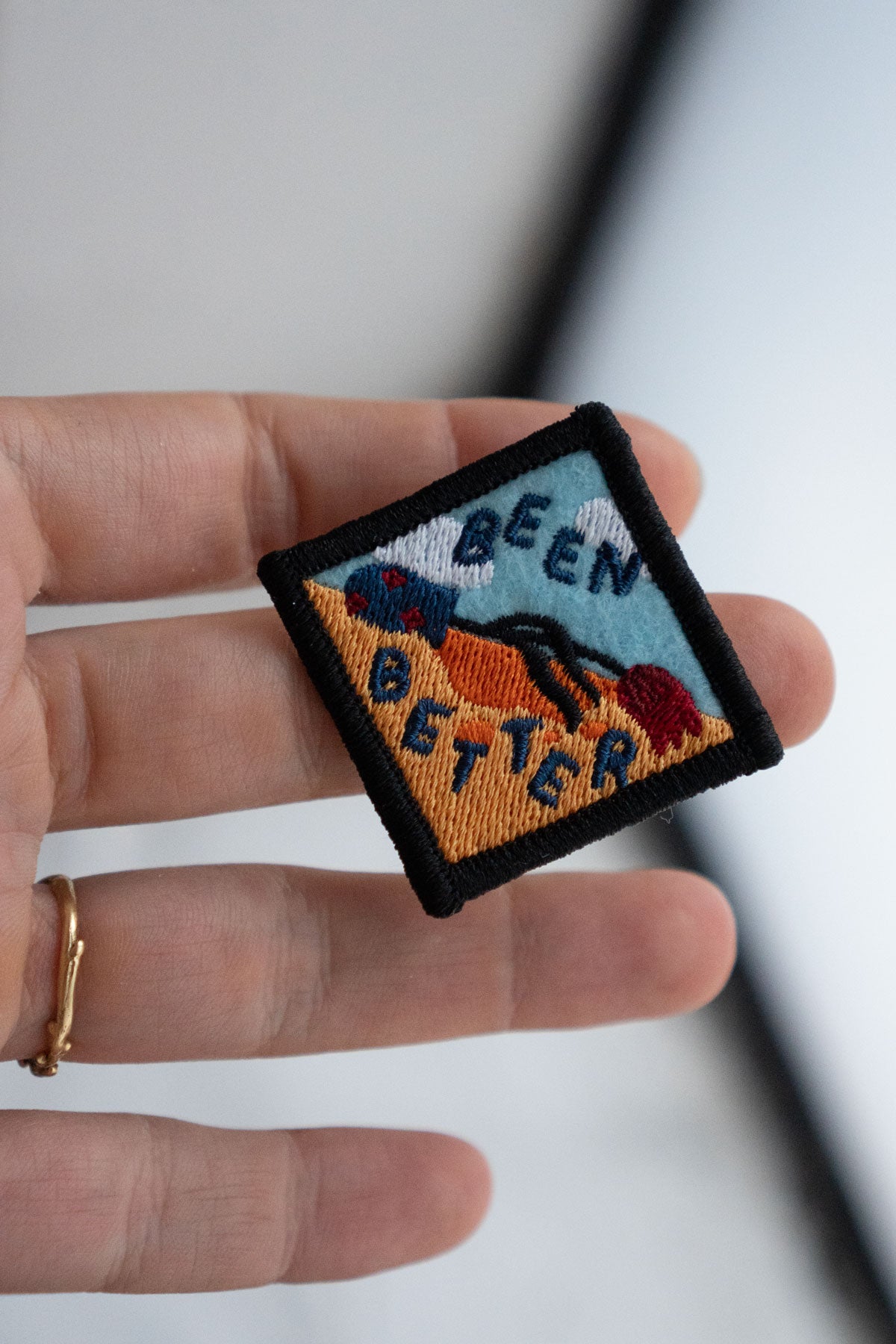 Been Better (Vase) - Tiny Felt Sticky Patch