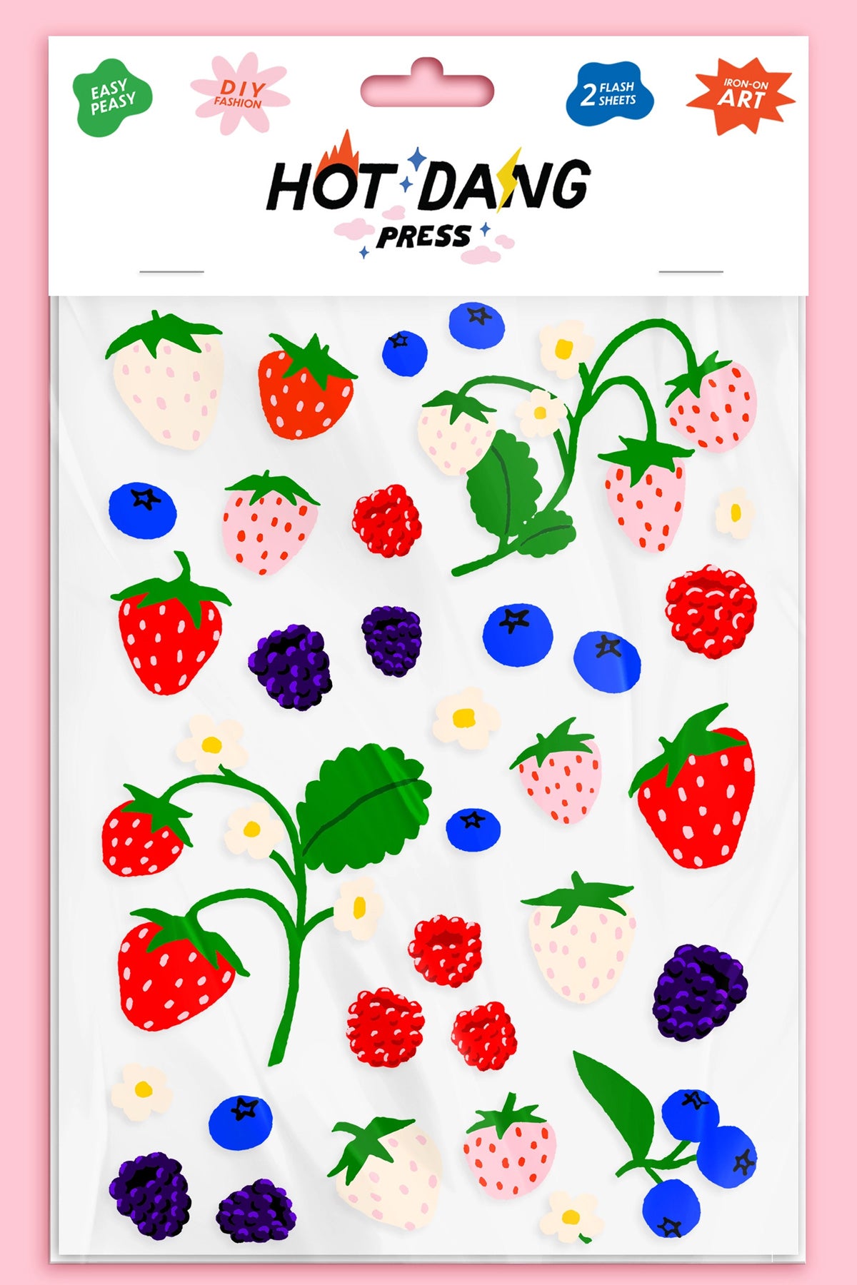 Hot Dang Press Iron-On Art Sheets