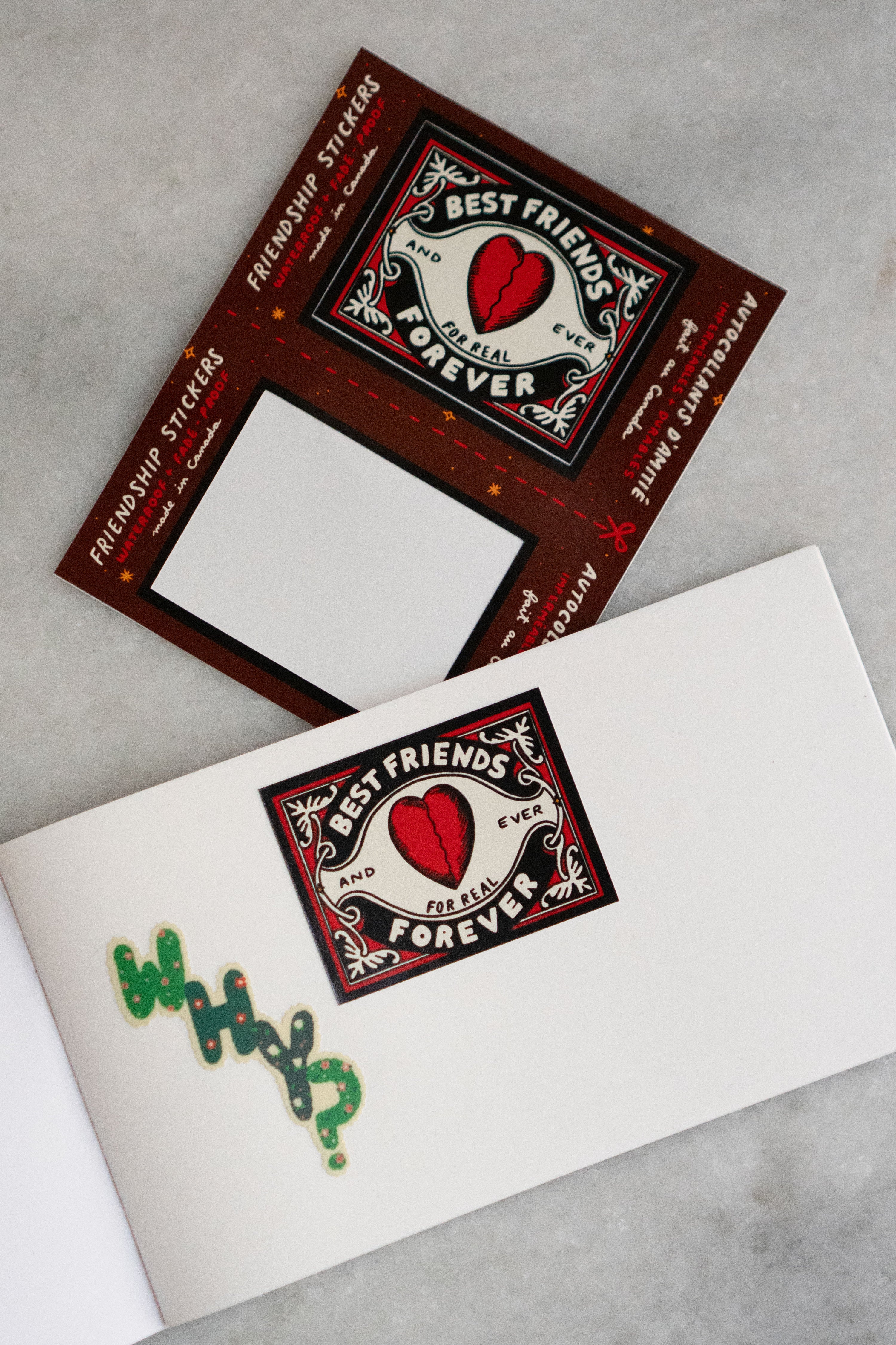 Best Friends Giftable Sticker Set