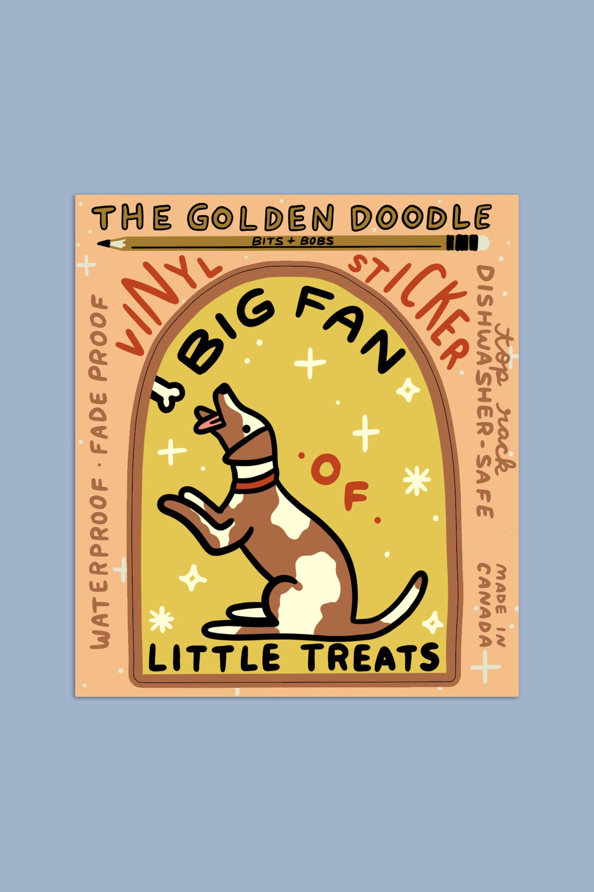 Big Fan of Little Treats Vinyl Sticker